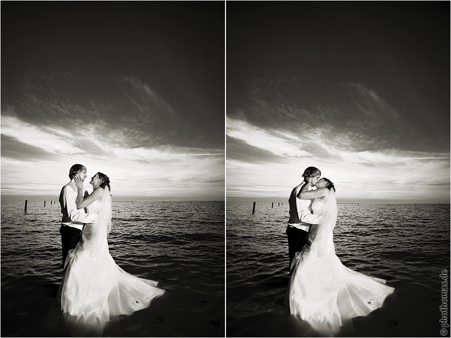 Hochzeitsfotograf Oldenburg: After Wedding Shooting für schöne Hochzeitsportraits am Strand der Nordsee (20)