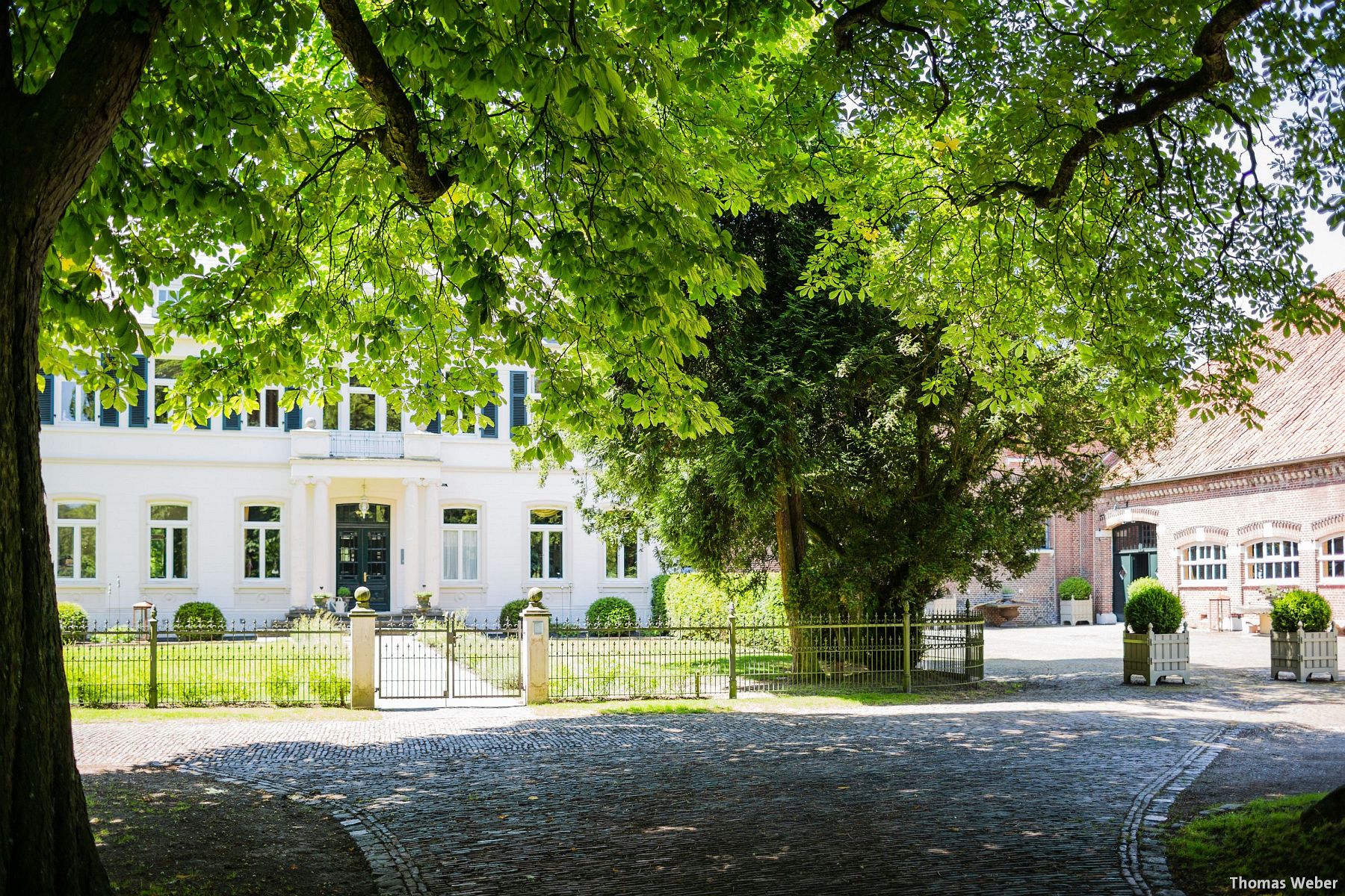 Saal für die Hochzeitsfeier auf dem Gut Horn in Gristede