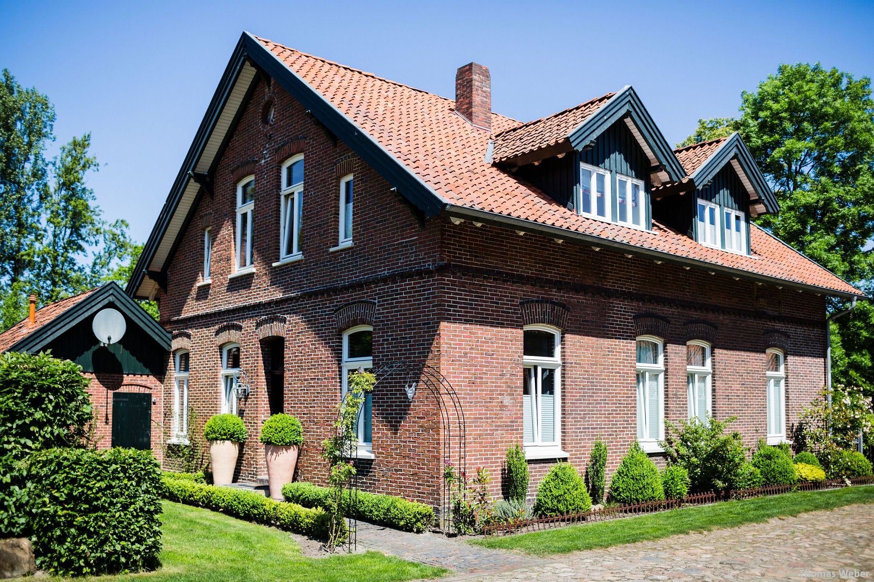 Saal für die Hochzeitsfeier auf dem Gut Horn in Gristede