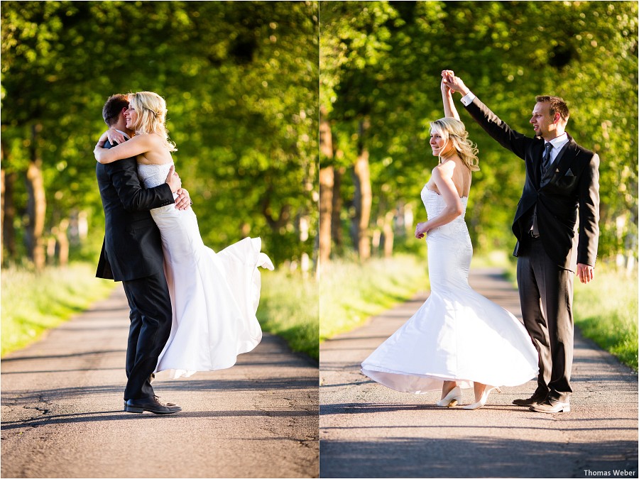 Hochzeitsfotograf Oldenburg: Hochzeitsportraits beim After-Wedding-Shooting in der Natur und am Strand von Dangast (2)