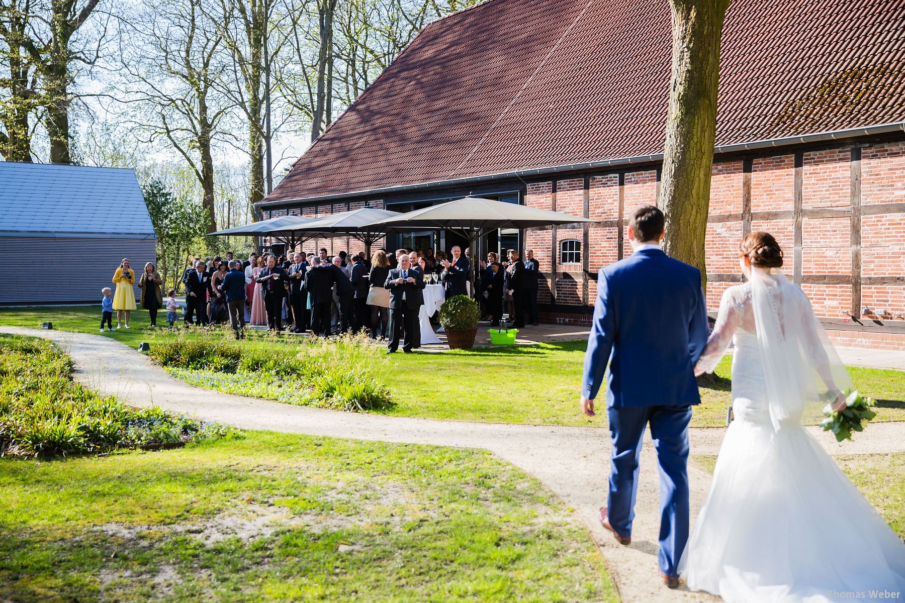 Kränholm Bremen für eine Hochzeitsfeier nahe dem Knoops-Park, Hochzeitsfotograf Thomas Weber