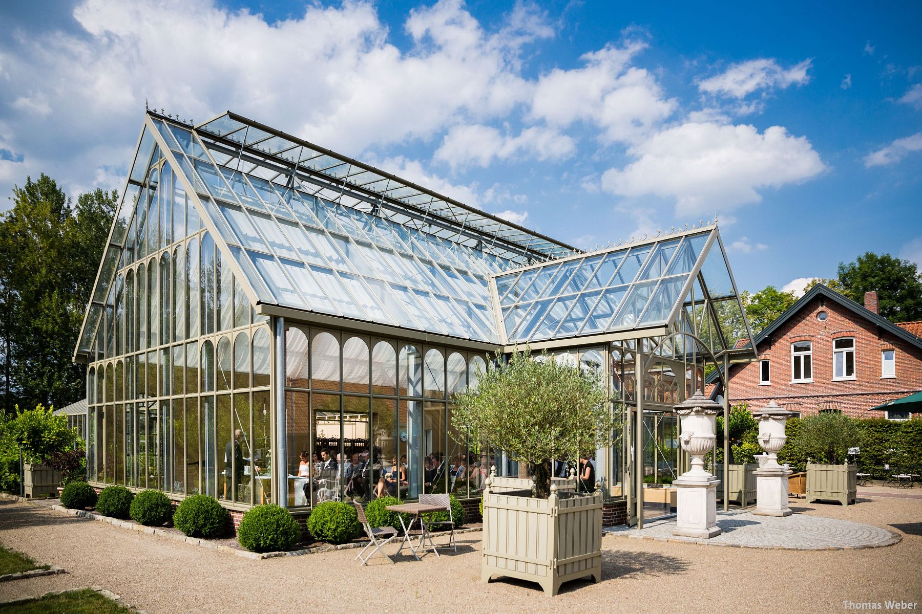 Orangerie für eine freie Trauung auf dem Gut Horn Gristede