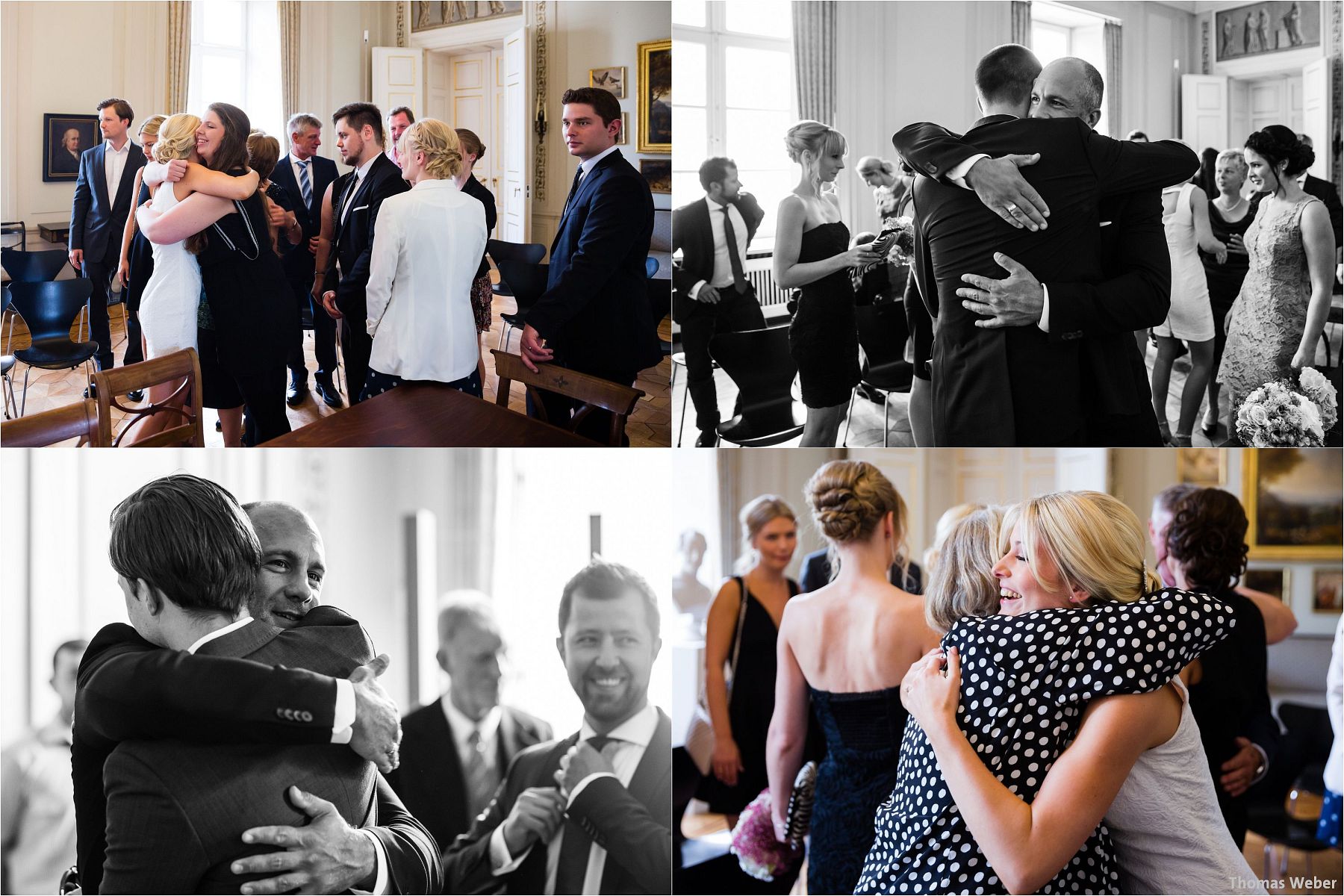 Hochzeitsfotograf Thomas Weber aus Oldenburg: Hochzeitsreportage und Hochzeitsfotos der standesamtlichen Trauung im Schloss Oldenburg, kirchlichen Hochzeit in der Lambertikirche Oldenburg und Hochzeitsfeier auf dem Gut Horn Gristede