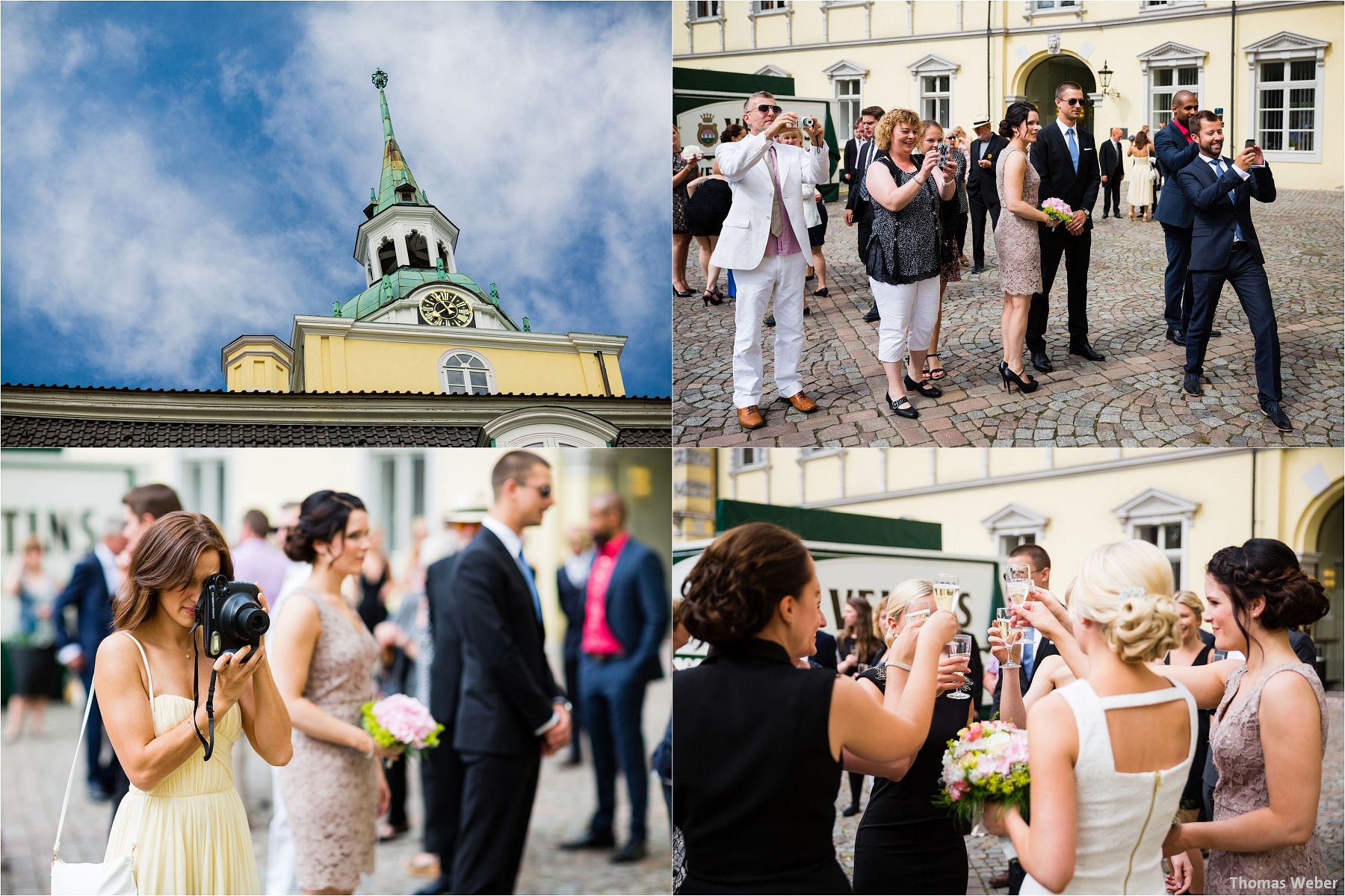 Hochzeitsfotograf Thomas Weber aus Oldenburg: Hochzeitsreportage und Hochzeitsfotos der standesamtlichen Trauung im Schloss Oldenburg, kirchlichen Hochzeit in der Lambertikirche Oldenburg und Hochzeitsfeier auf dem Gut Horn Gristede