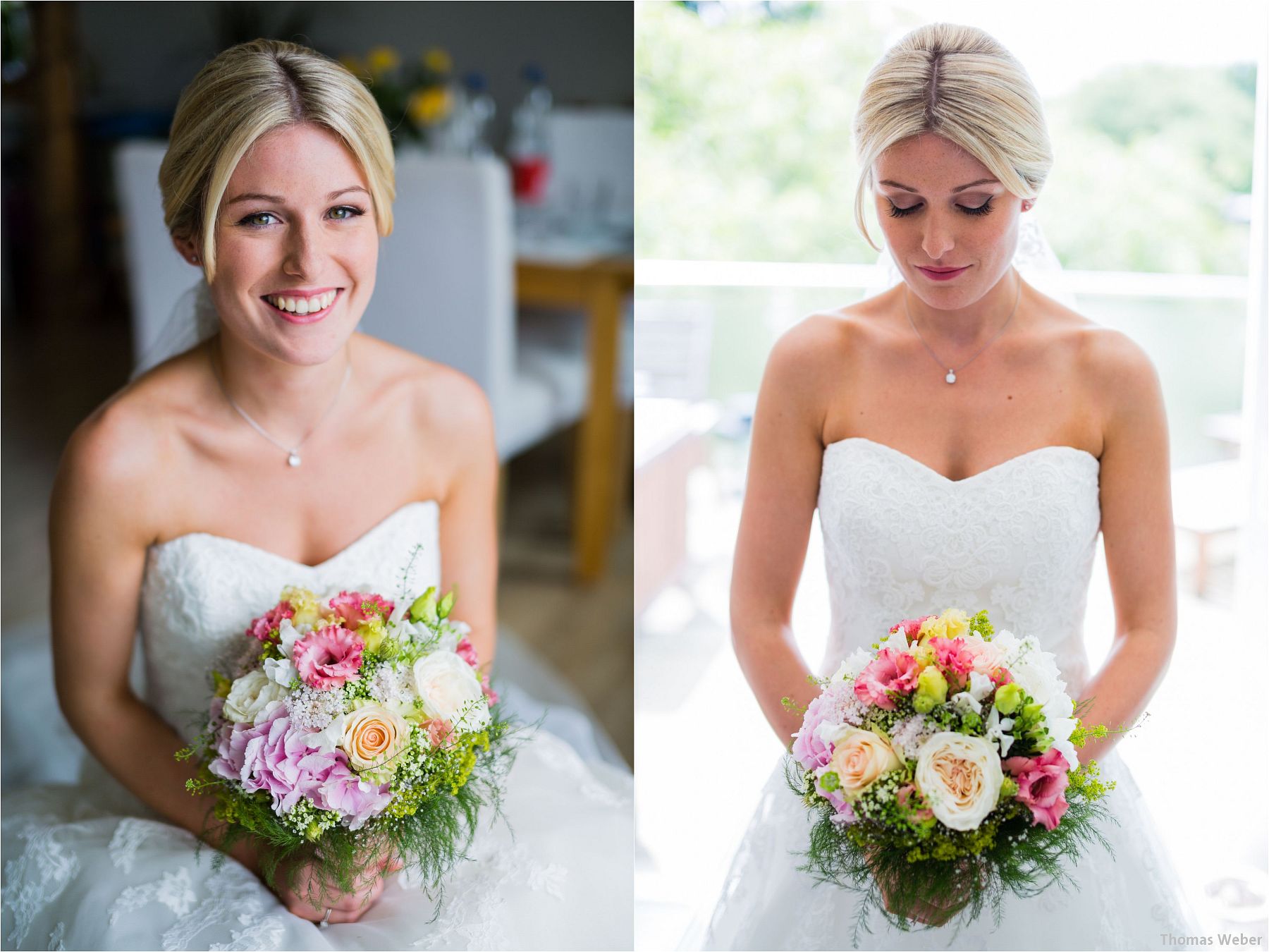 Hochzeitsfotograf Thomas Weber aus Oldenburg: Hochzeitsreportage und Hochzeitsfotos der standesamtlichen Trauung im Schloss Oldenburg, kirchlichen Hochzeit in der Lambertikirche Oldenburg und Hochzeitsfeier auf dem Gut Horn Gristede