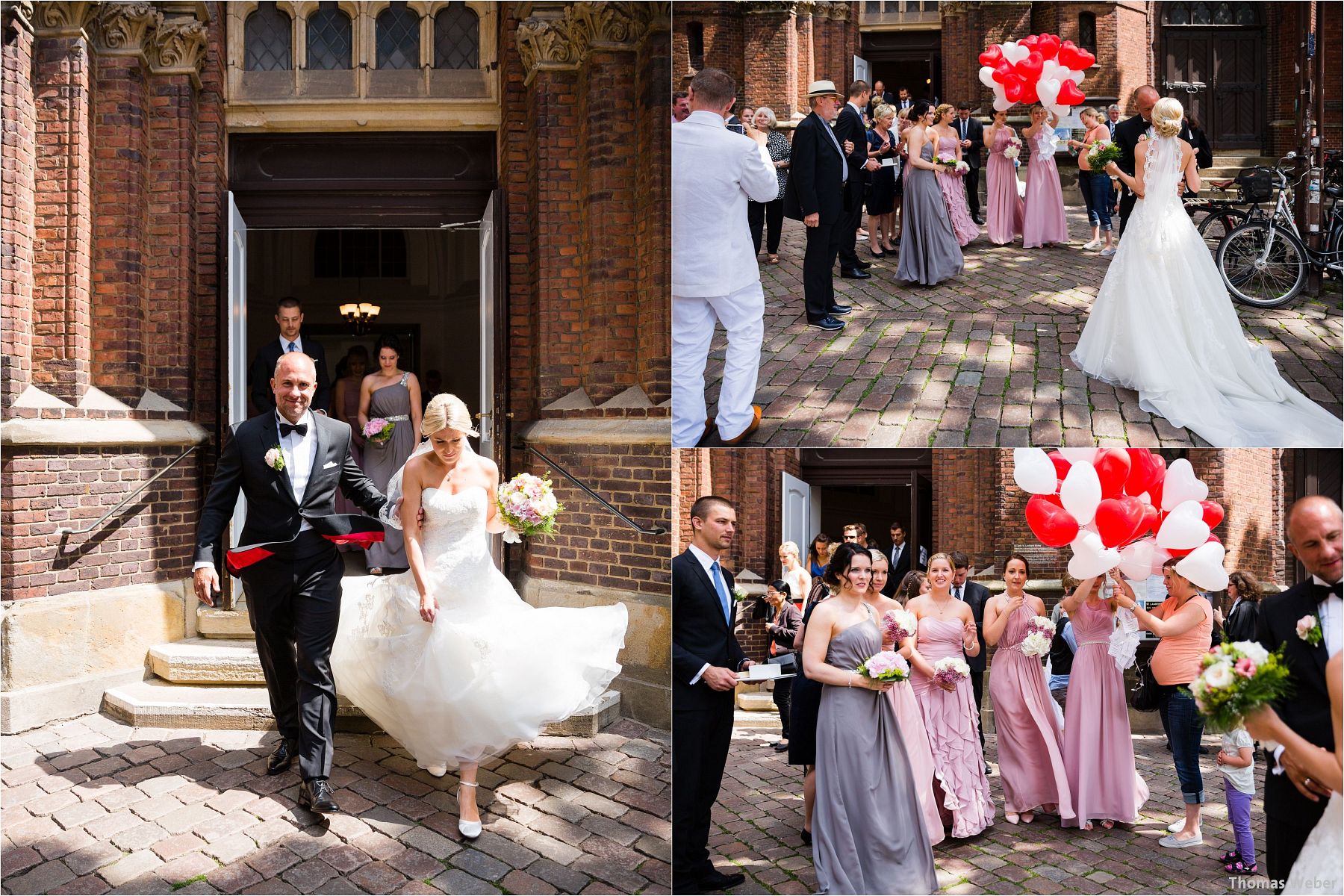 Hochzeitsfotograf Thomas Weber aus Oldenburg: Hochzeitsreportage und Hochzeitsfotos der standesamtlichen Trauung im Schloss Oldenburg, kirchlichen Hochzeit in der Lambertikirche Oldenburg und Hochzeitsfeier auf dem Gut Horn Gristede