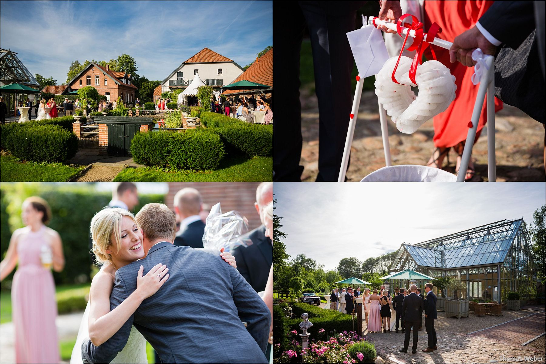 Hochzeitsfotograf Thomas Weber aus Oldenburg: Hochzeitsreportage und Hochzeitsfotos der standesamtlichen Trauung im Schloss Oldenburg, kirchlichen Hochzeit in der Lambertikirche Oldenburg und Hochzeitsfeier auf dem Gut Horn Gristede