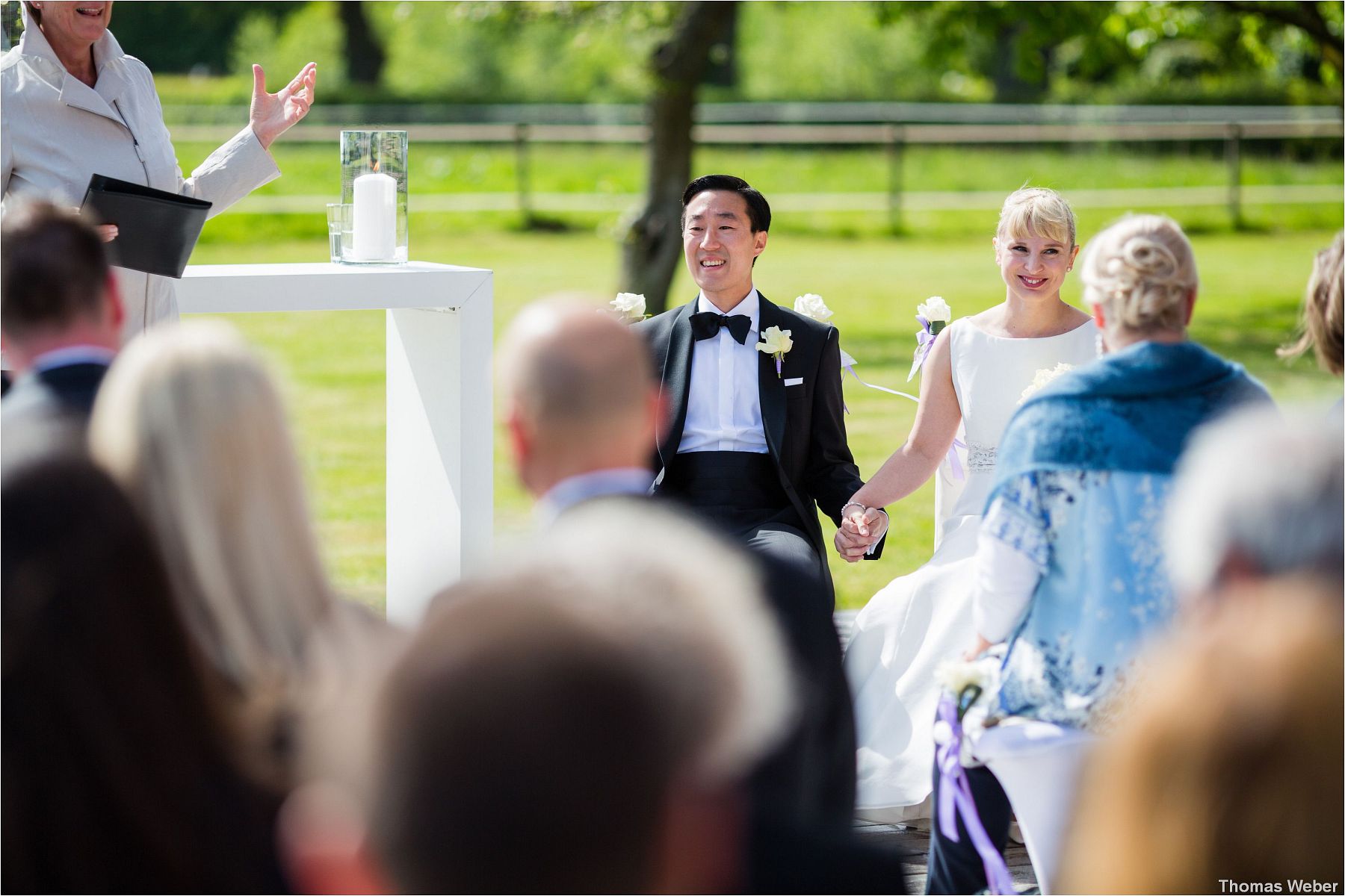 Hochzeit im Standesamt am Pferdemarkt in Oldenburg und freie Trauung in der Eventscheune St. Georg Rastede, Hochzeitsfotograf Oldenburg, Thomas Weber