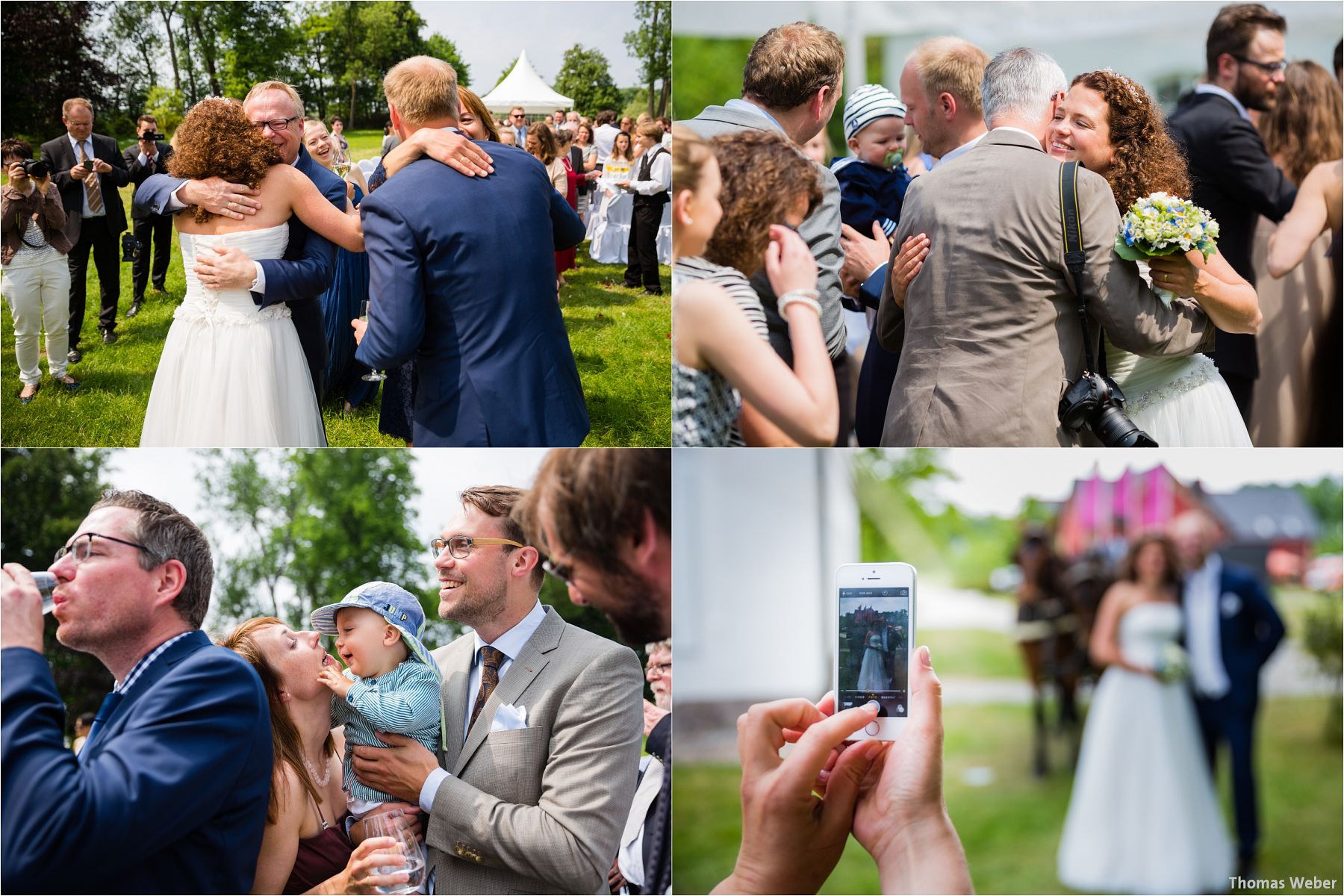 Hochzeitsfotograf Thomas Weber aus Oldenburg: Wunderschöne Hochzeit auf Schlossgut Groß Schwansee an der Ostsee