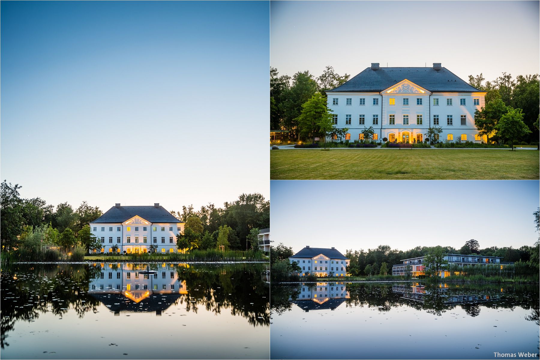 Hochzeitsfotograf Thomas Weber aus Oldenburg: Wunderschöne Hochzeit auf Schlossgut Groß Schwansee an der Ostsee