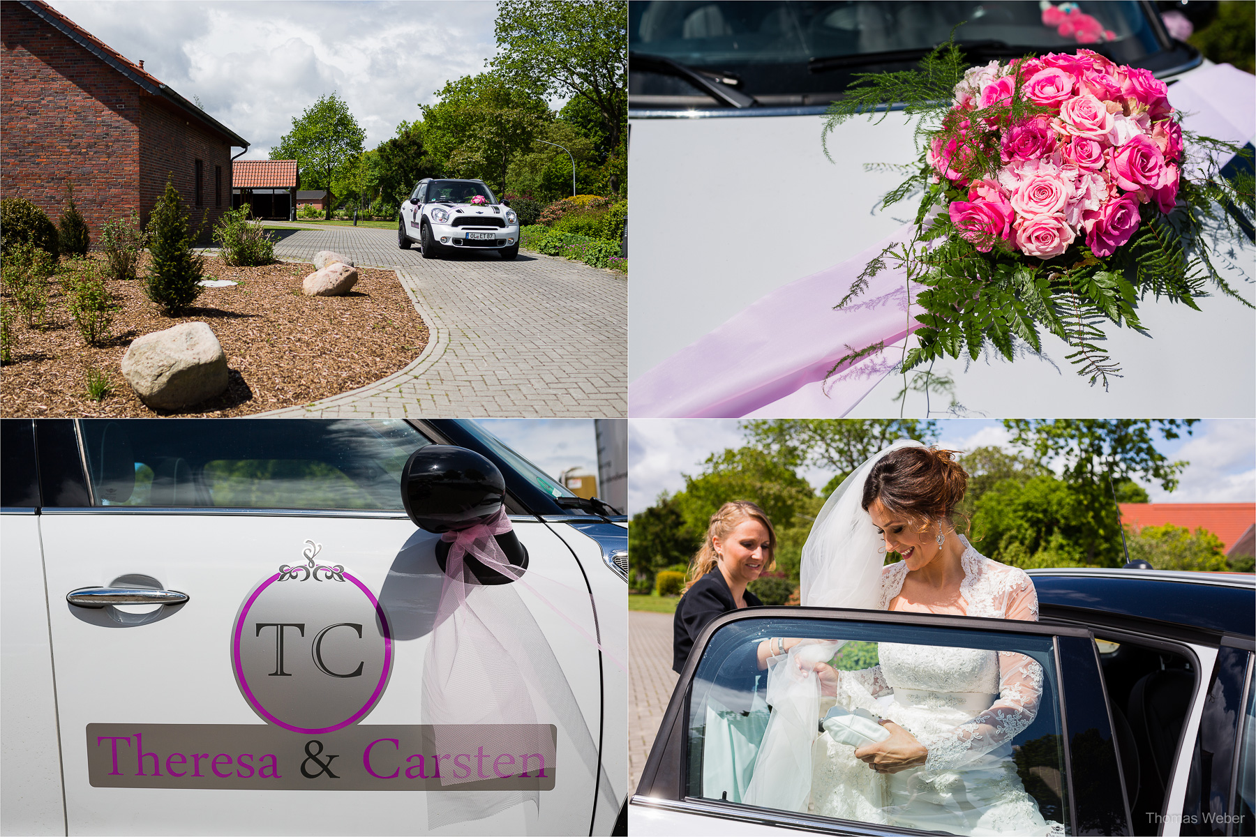 Hochzeit auf dem Gut Sandheide und Hochzeitsfeier in der Eventscheune St. Georg in Rastede, Hochzeitsfotograf Thomas Weber aus Oldenburg