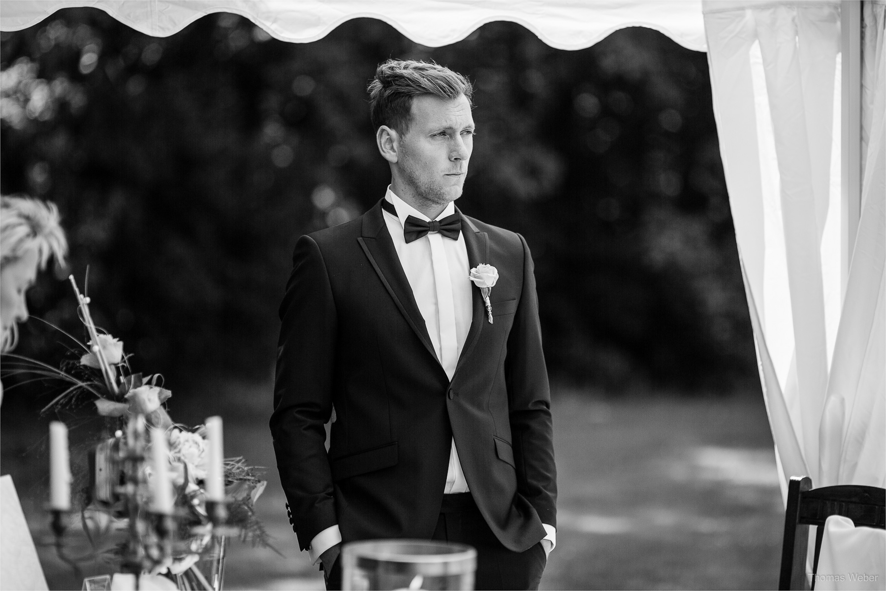 Hochzeit auf dem Gut Sandheide und Hochzeitsfeier in der Eventscheune St. Georg in Rastede, Hochzeitsfotograf Thomas Weber aus Oldenburg