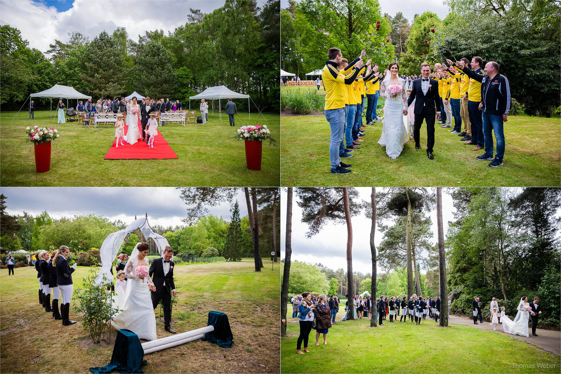 Hochzeit auf dem Gut Sandheide und Hochzeitsfeier in der Eventscheune St. Georg in Rastede, Hochzeitsfotograf Thomas Weber aus Oldenburg