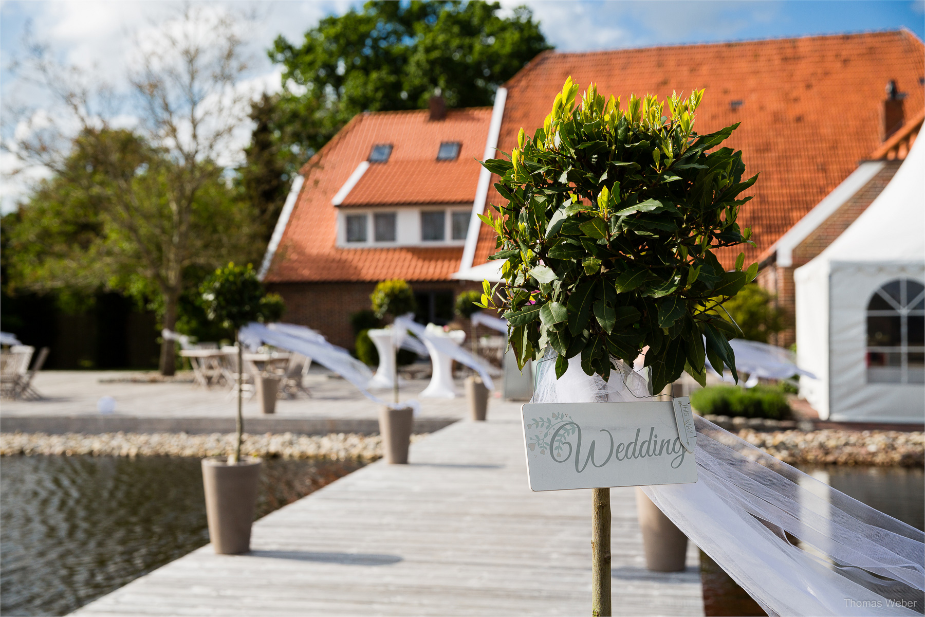 Hochzeit auf dem Gut Sandheide und Hochzeitsfeier in der Eventscheune St. Georg in Rastede, Hochzeitsfotograf Thomas Weber aus Oldenburg