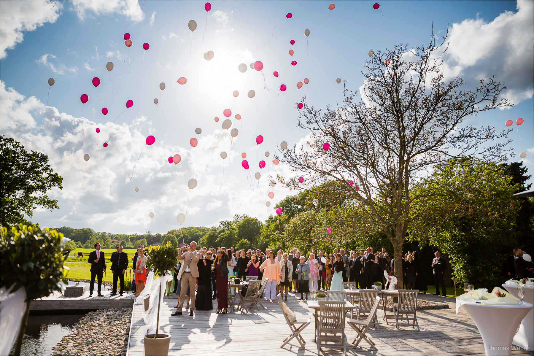 Hochzeit auf dem Gut Sandheide und Hochzeitsfeier in der Eventscheune St. Georg in Rastede, Hochzeitsfotograf Thomas Weber aus Oldenburg