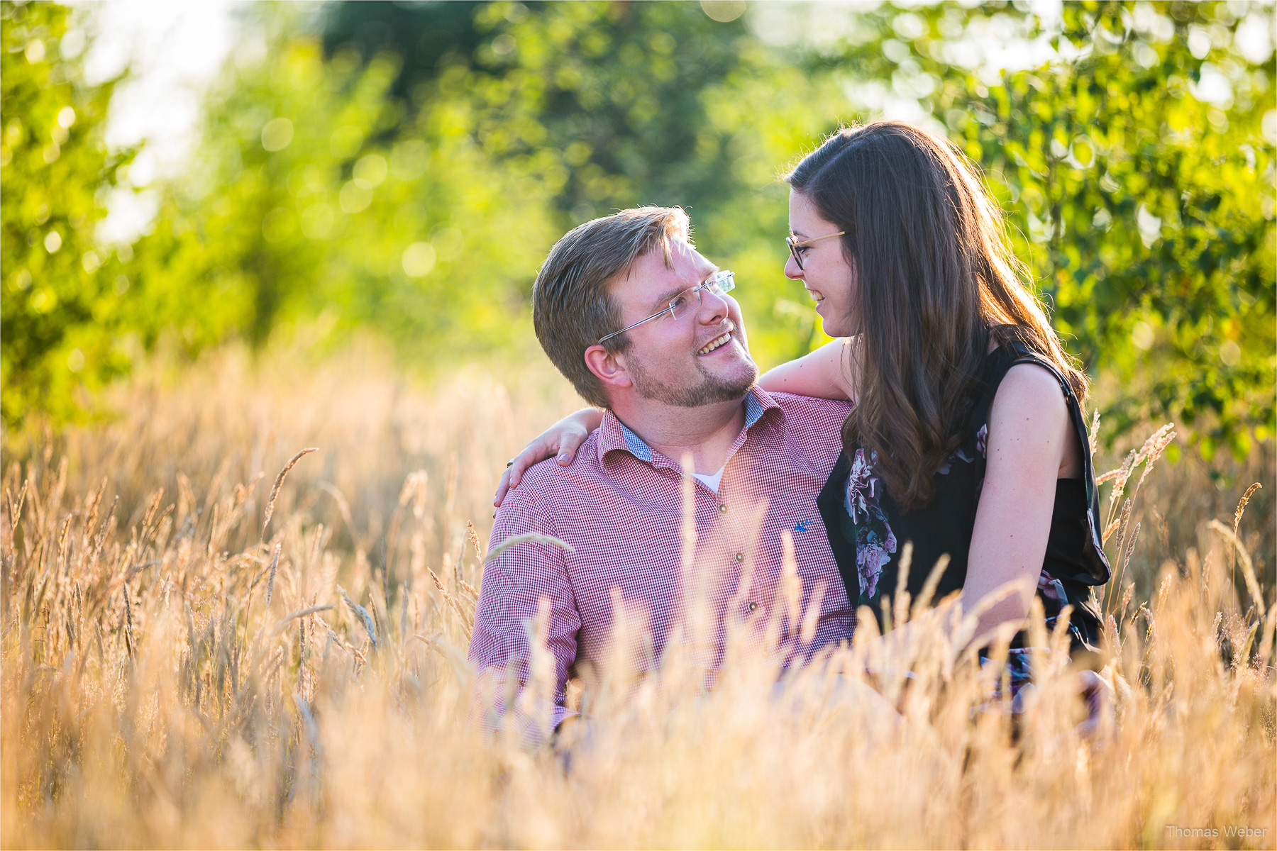 Paarfotos bei einem Engagement-Shooting vom Hochzeitsfotografen Thomas Weber aus Oldenburg