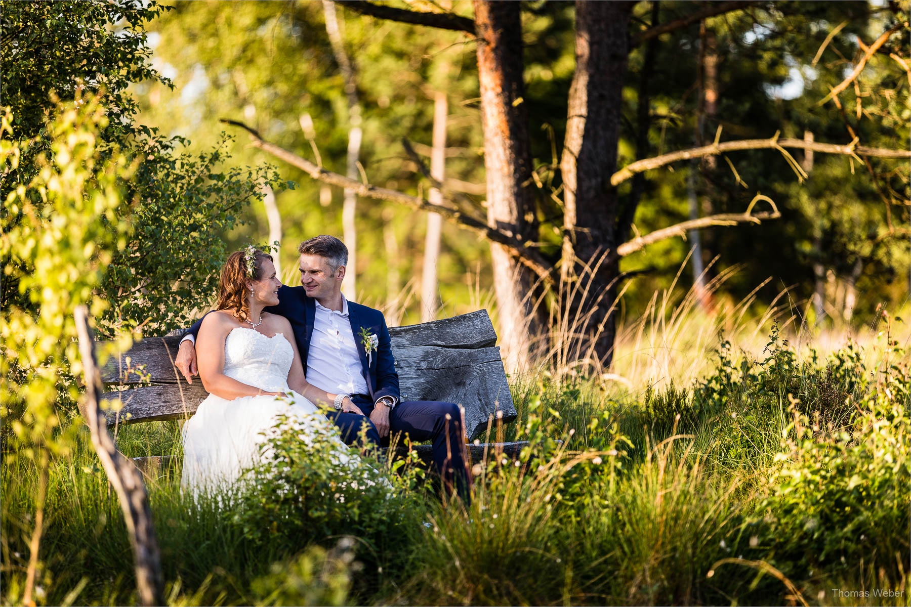 After Wedding Shooting in einer Moorlandschaft, Hochzeitsfotograf Thomas Weber aus Oldenburg