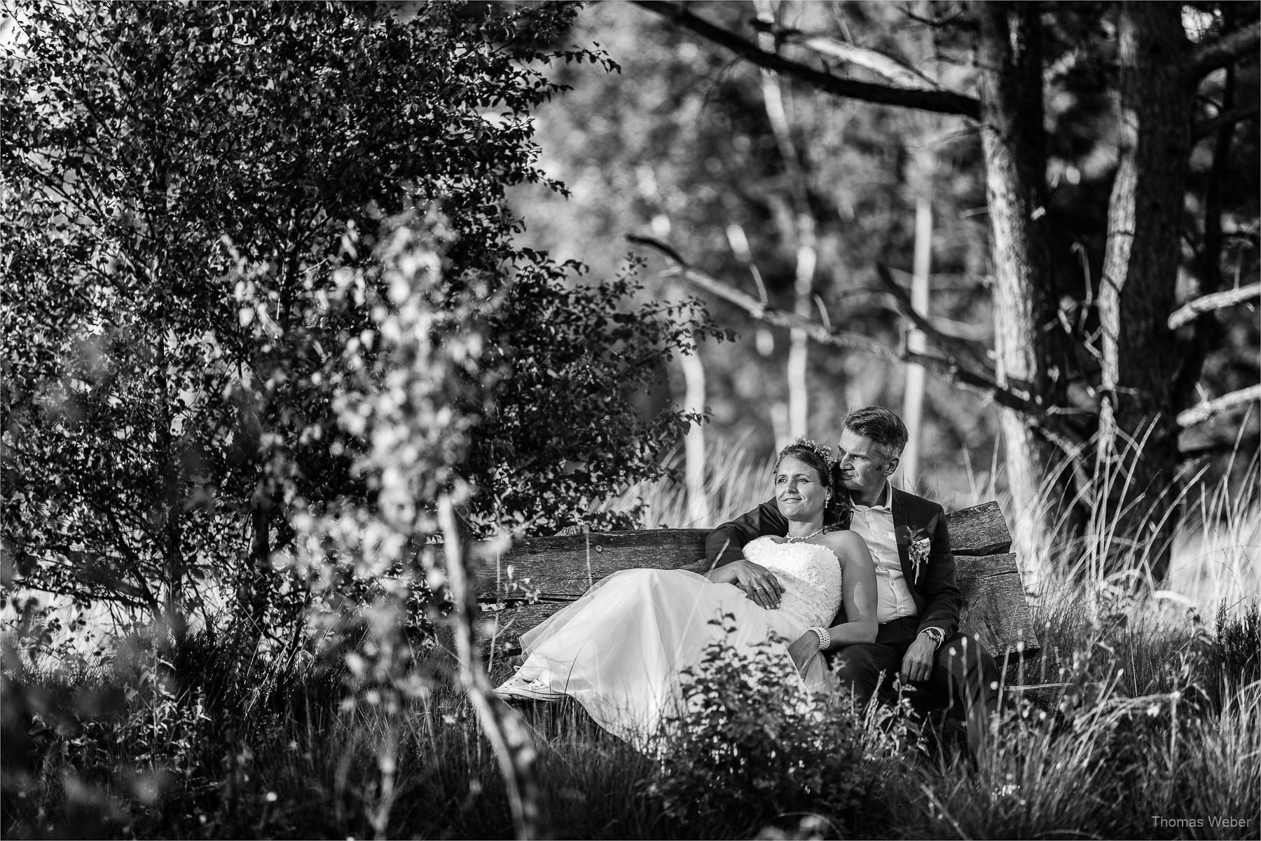 After Wedding Shooting in einer Moorlandschaft, Hochzeitsfotograf Thomas Weber aus Oldenburg