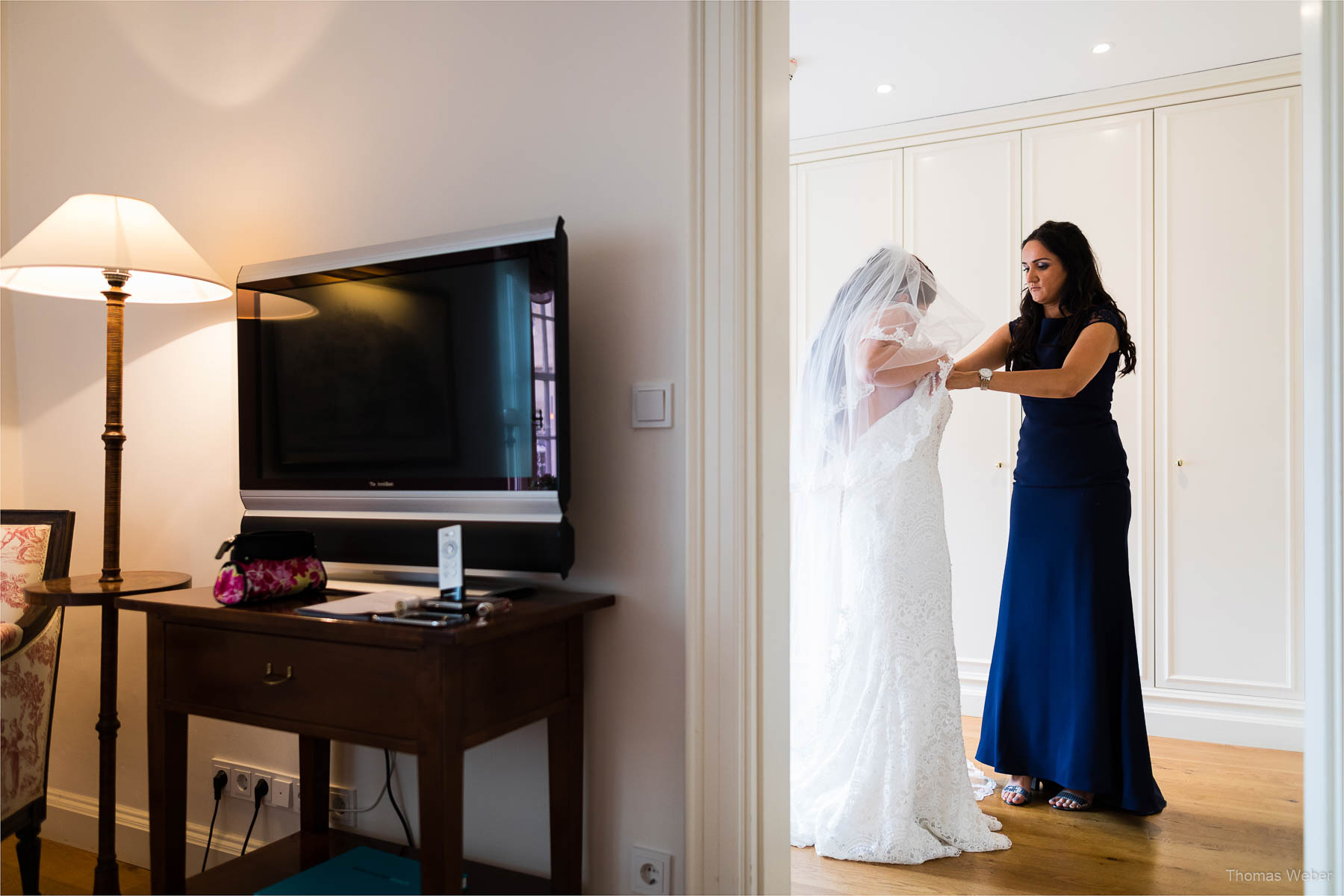 Hochzeitsfotograf im Schlosshotel Münchhausen in Aerzen, Hochzeitsfotograf Thomas Weber aus Oldenburg