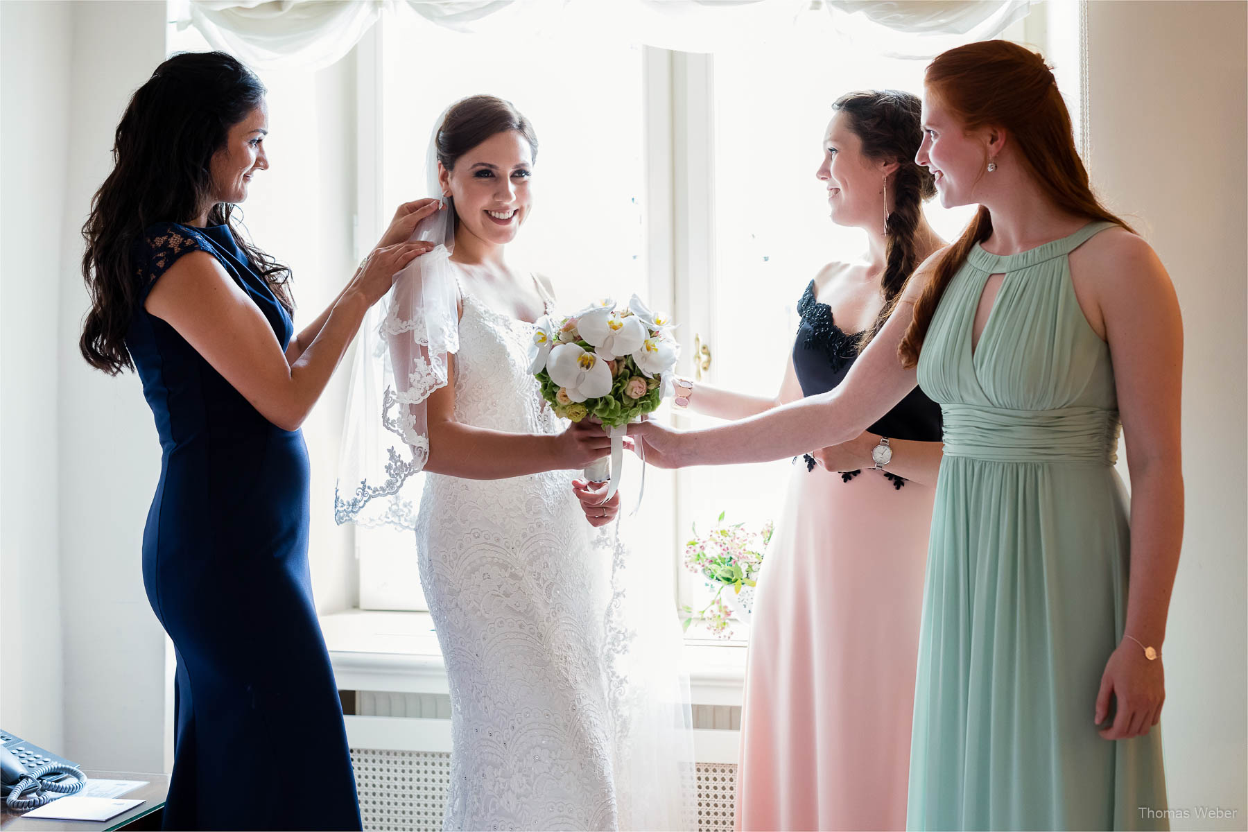 Hochzeitsfotograf im Schlosshotel Münchhausen in Aerzen, Hochzeitsfotograf Thomas Weber aus Oldenburg