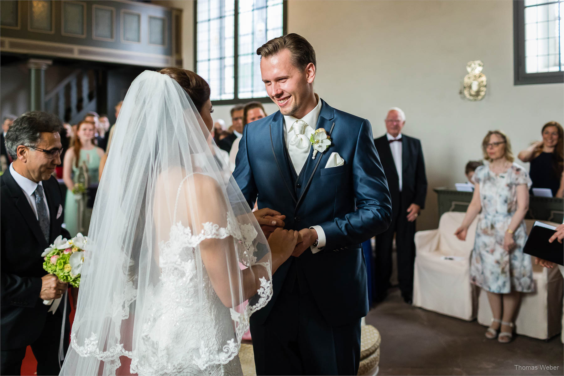 Hochzeitsfotograf im Schlosshotel Münchhausen in Aerzen, Hochzeitsfotograf Thomas Weber aus Oldenburg