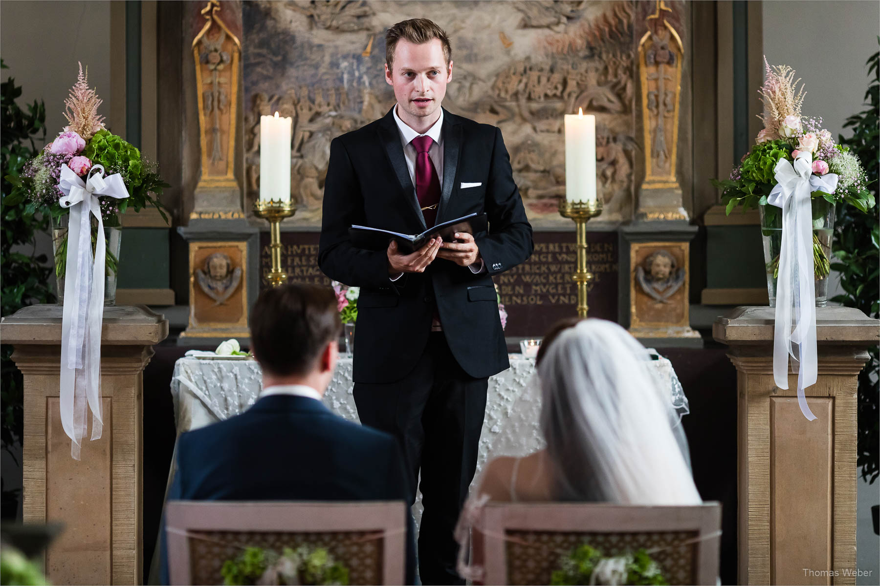 Hochzeitsfotograf im Schlosshotel Münchhausen in Aerzen, Hochzeitsfotograf Thomas Weber aus Oldenburg