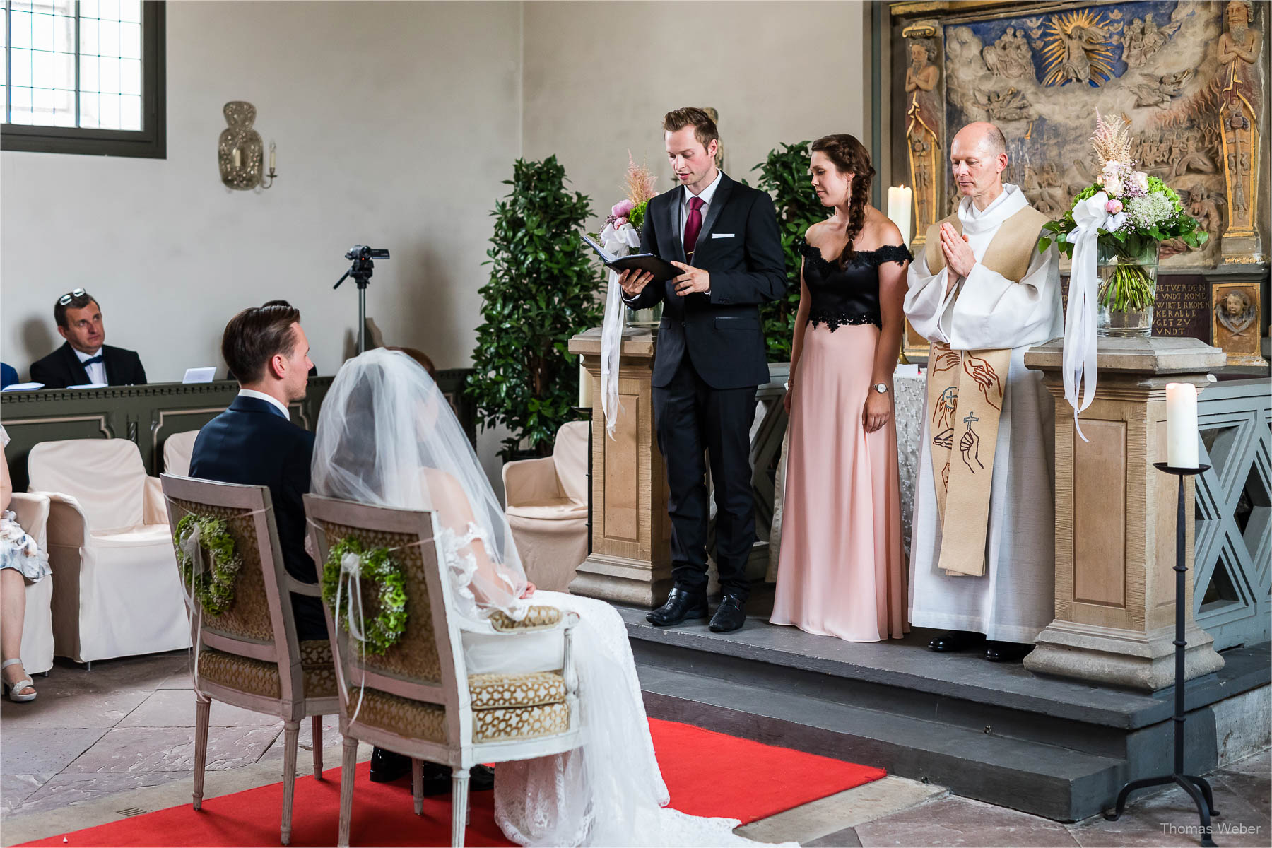 Hochzeitsfotograf im Schlosshotel Münchhausen in Aerzen, Hochzeitsfotograf Thomas Weber aus Oldenburg