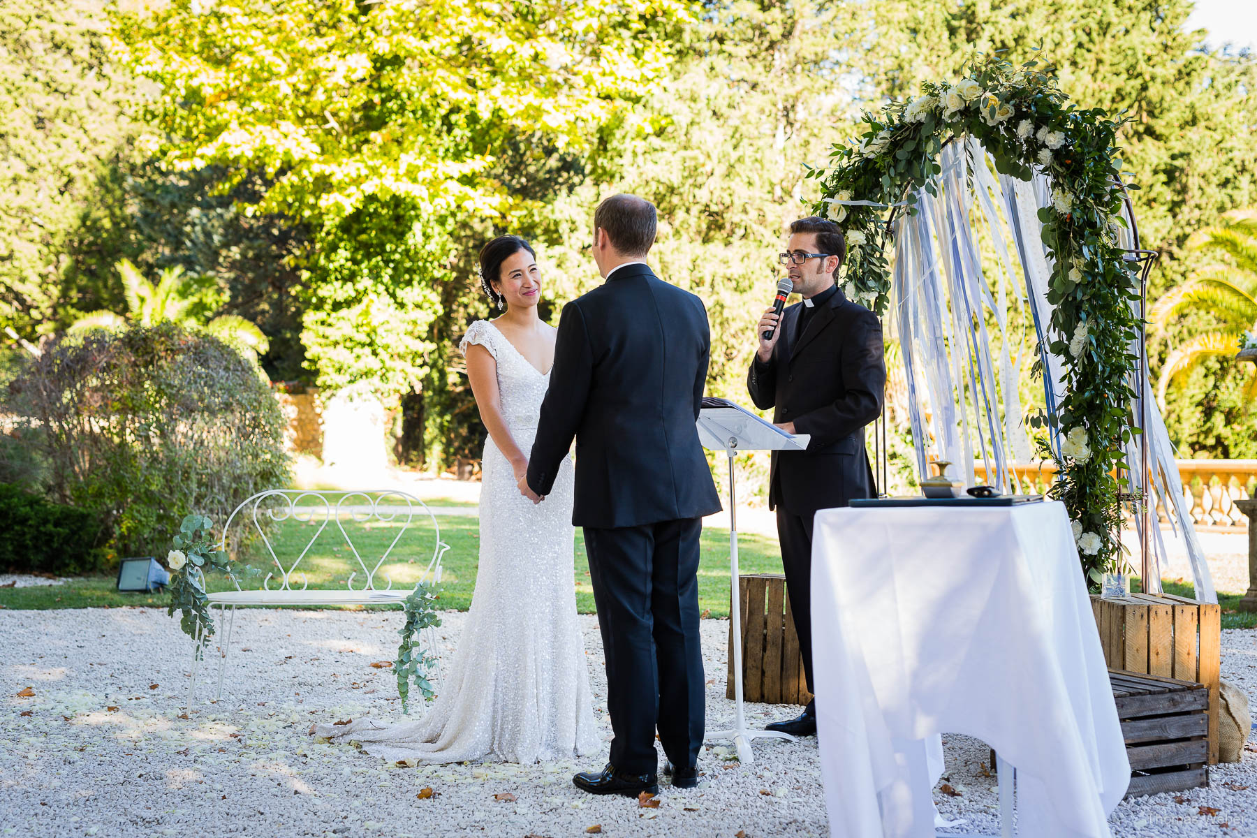 Hochzeitsfotograf auf einer Schlosshochzeit auf Château de Robernier in Südfrankreich nahe Saint-Tropez, Thomas Weber