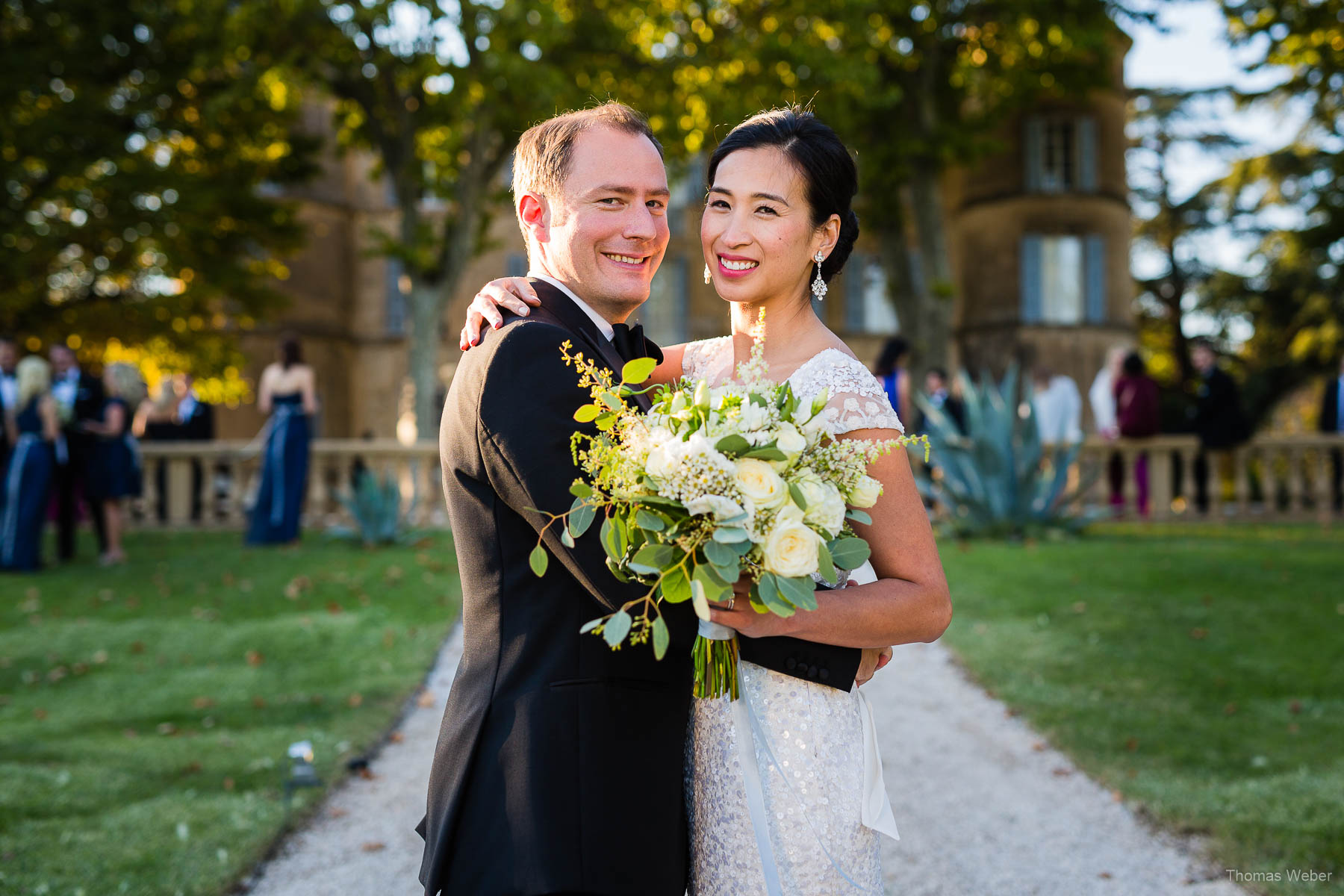 Hochzeitsfotograf auf einer Schlosshochzeit auf Château de Robernier in Südfrankreich nahe Saint-Tropez, Thomas Weber