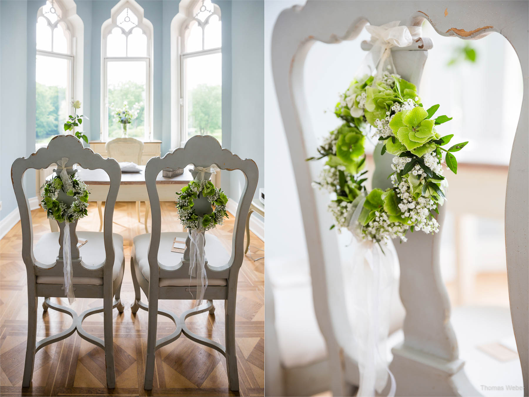 Hochzeitsfotograf bei einer Hochzeit auf Schloss Gamehl an der Ostsee: Der Morgen vor der Hochzeit