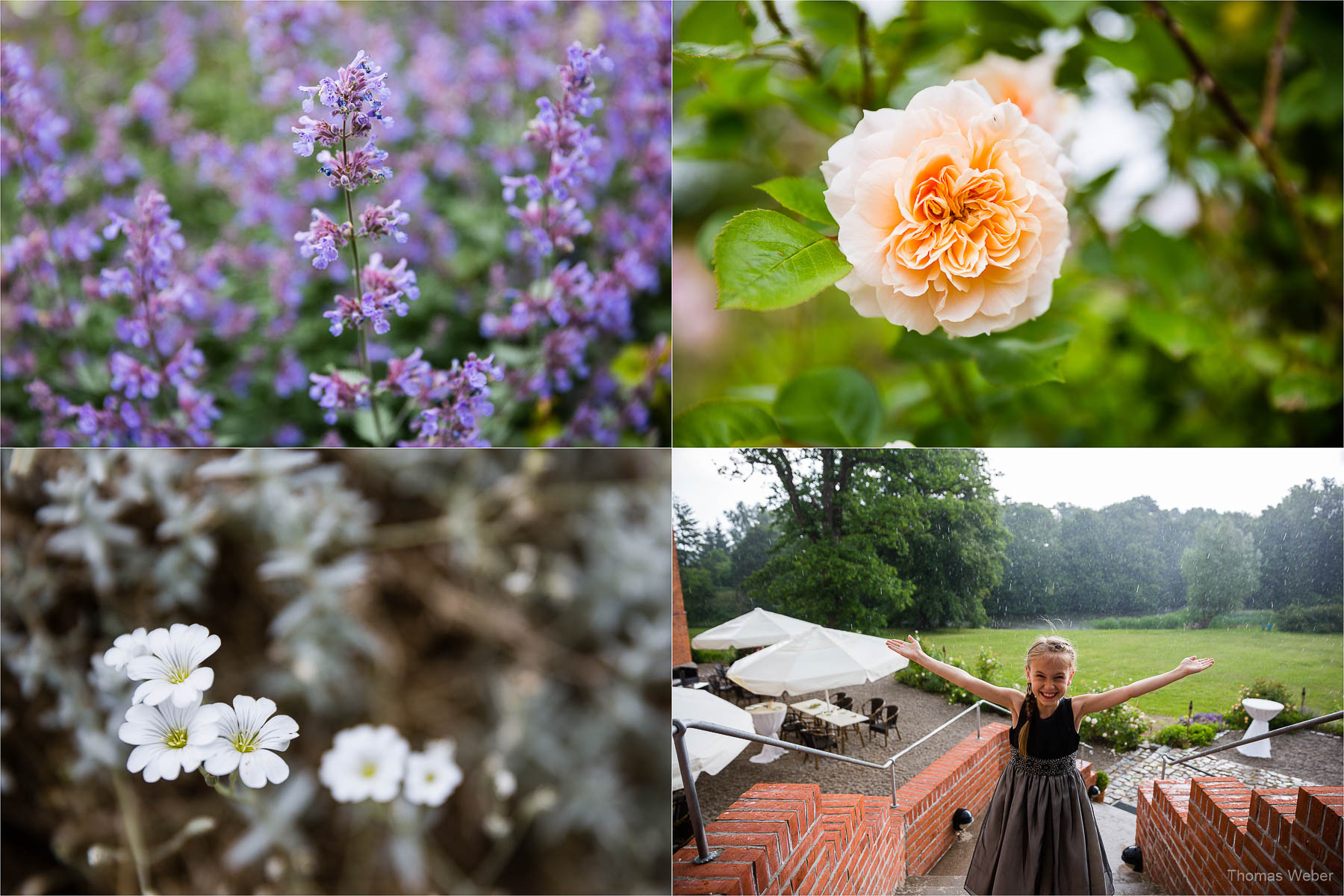 Hochzeitsfotograf bei einer Hochzeit auf Schloss Gamehl an der Ostsee: Gratulationen und Spiele der Hochzeitsgäste