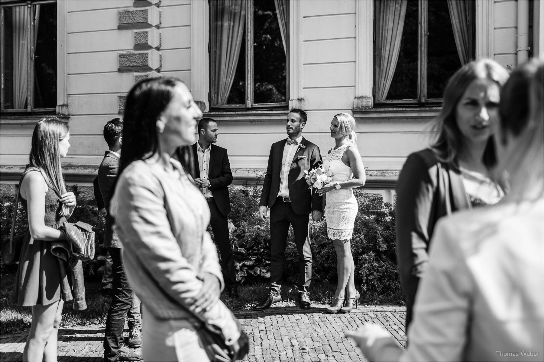 Standesamtliche Hochzeit im Palais Rastede, Hochzeitsfotograf Thomas Weber aus Oldenburg