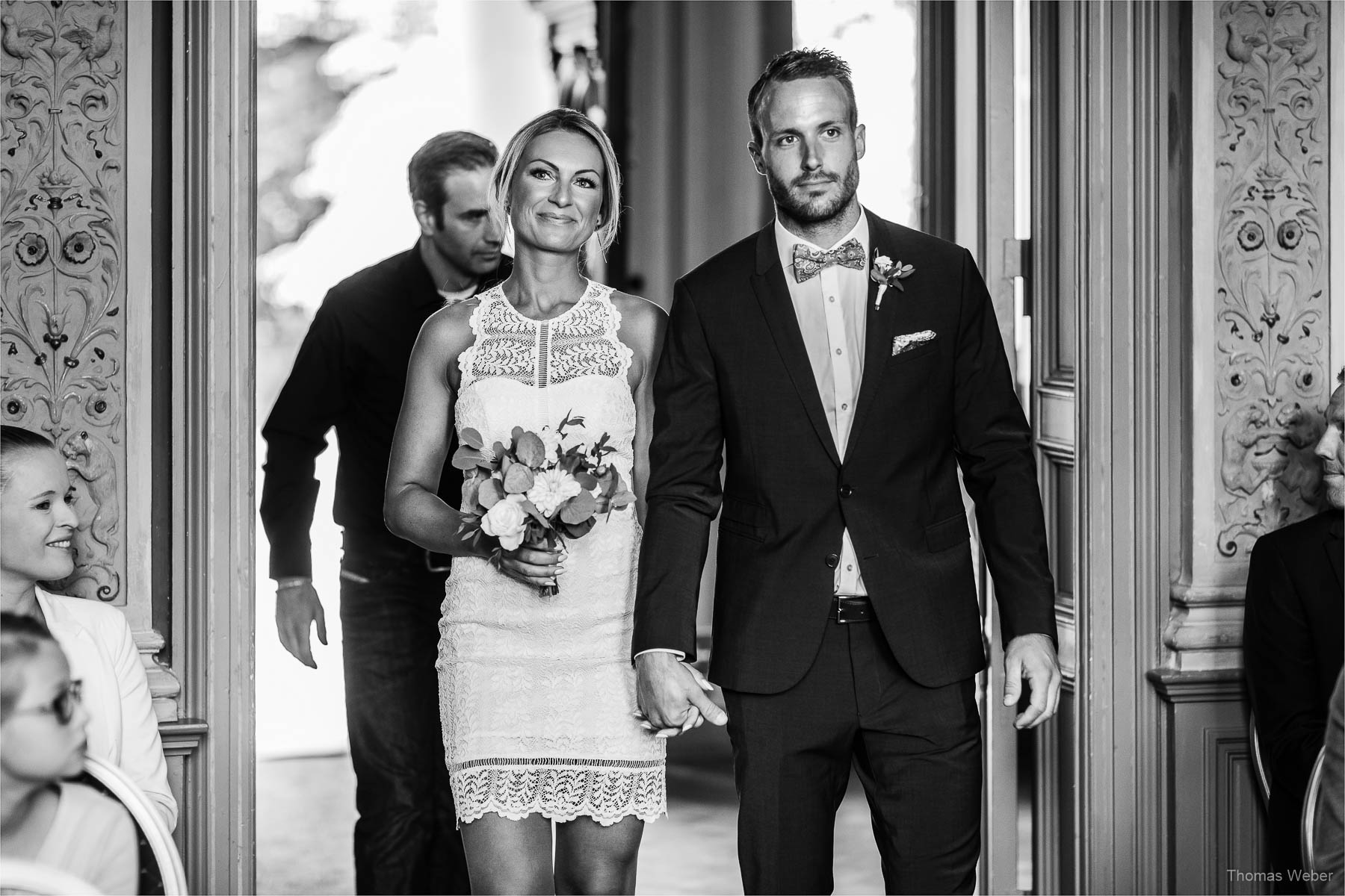 Standesamtliche Hochzeit im Palais Rastede, Hochzeitsfotograf Thomas Weber aus Oldenburg