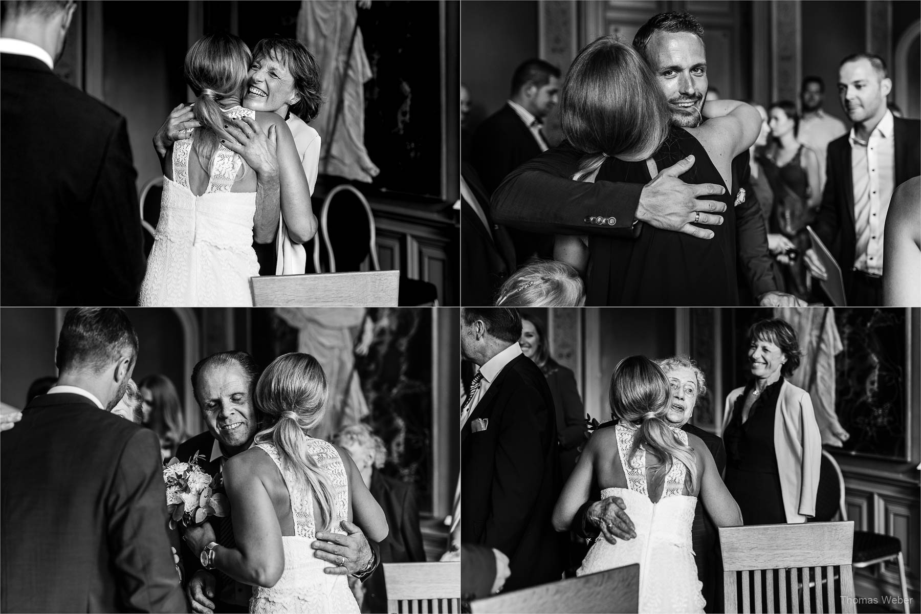 Standesamtliche Hochzeit im Palais Rastede, Hochzeitsfotograf Thomas Weber aus Oldenburg