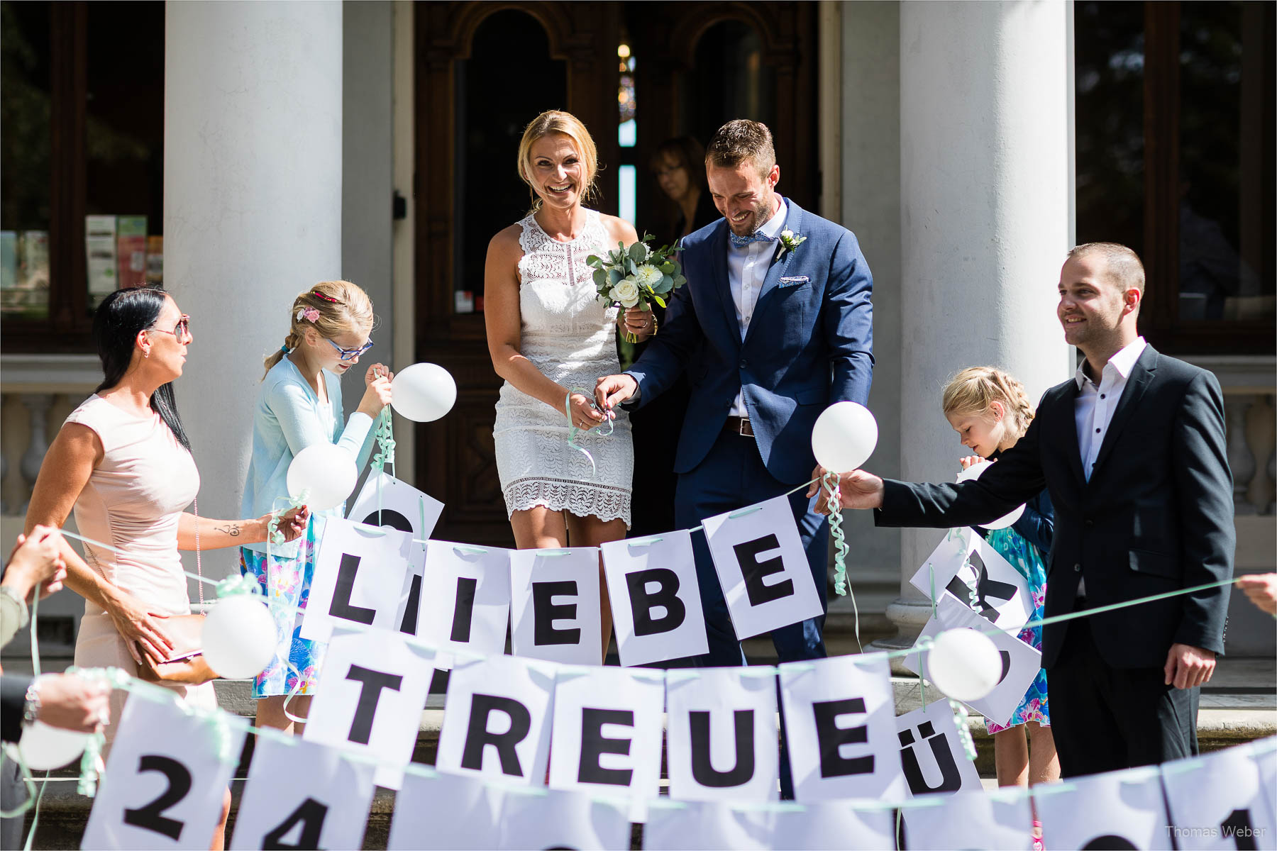 Standesamtliche Hochzeit im Palais Rastede, Hochzeitsfotograf Thomas Weber aus Oldenburg