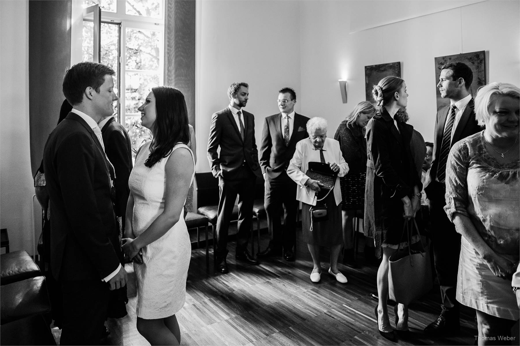 Standesamtliche Hochzeit im Standesamt am Pferdemarkt in Oldenburg, Hochzeitsfotograf Oldenburg, Thomas Weber