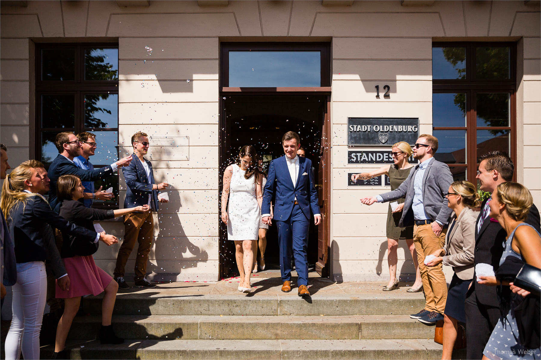 Standesamtliche Hochzeit im Standesamt am Pferdemarkt in Oldenburg, Hochzeitsfotograf Oldenburg, Thomas Weber