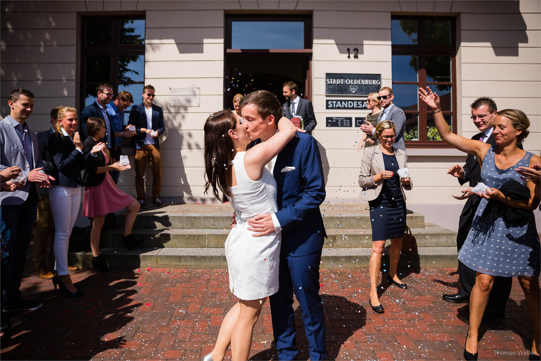 Standesamtliche Hochzeit im Standesamt am Pferdemarkt in Oldenburg, Hochzeitsfotograf Oldenburg, Thomas Weber