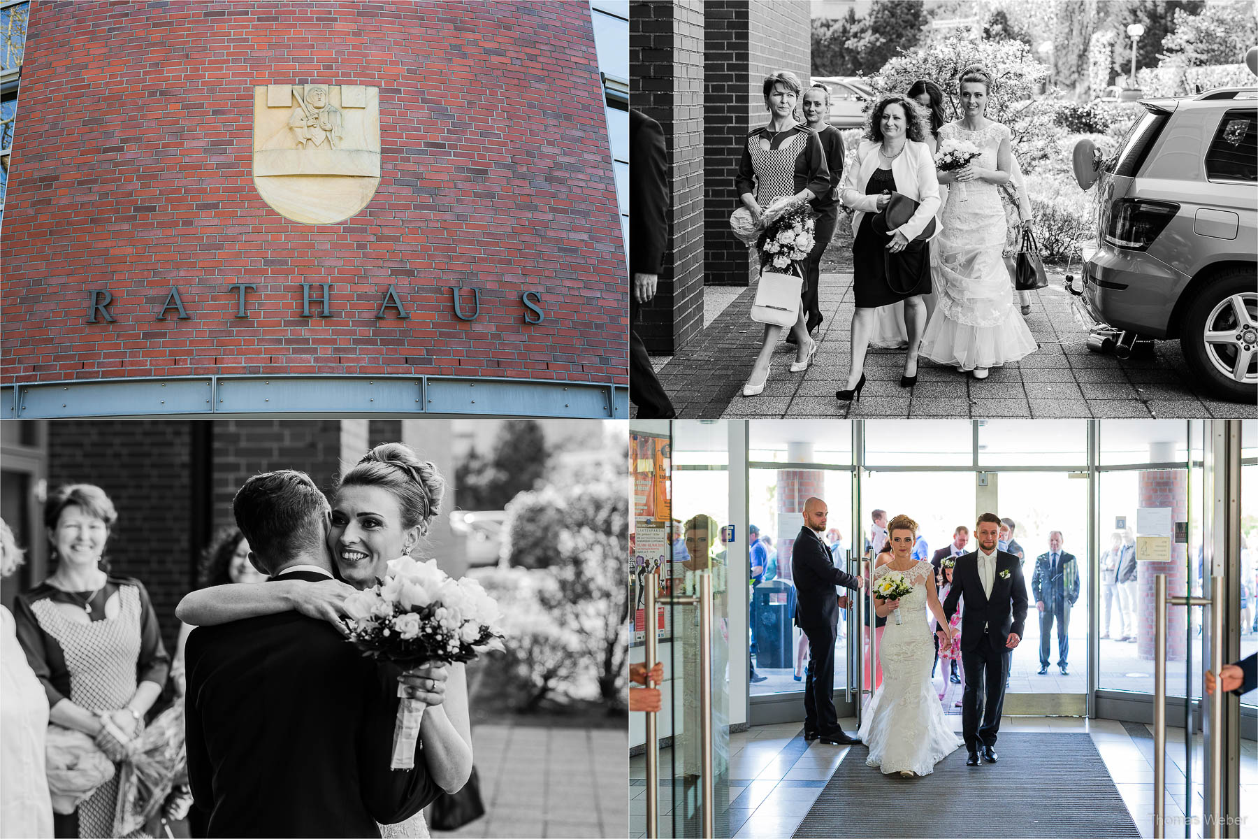 Trauung im Standesamt von Cloppenburg, Hochzeitsfotograf Oldenburg, Thomas Weber