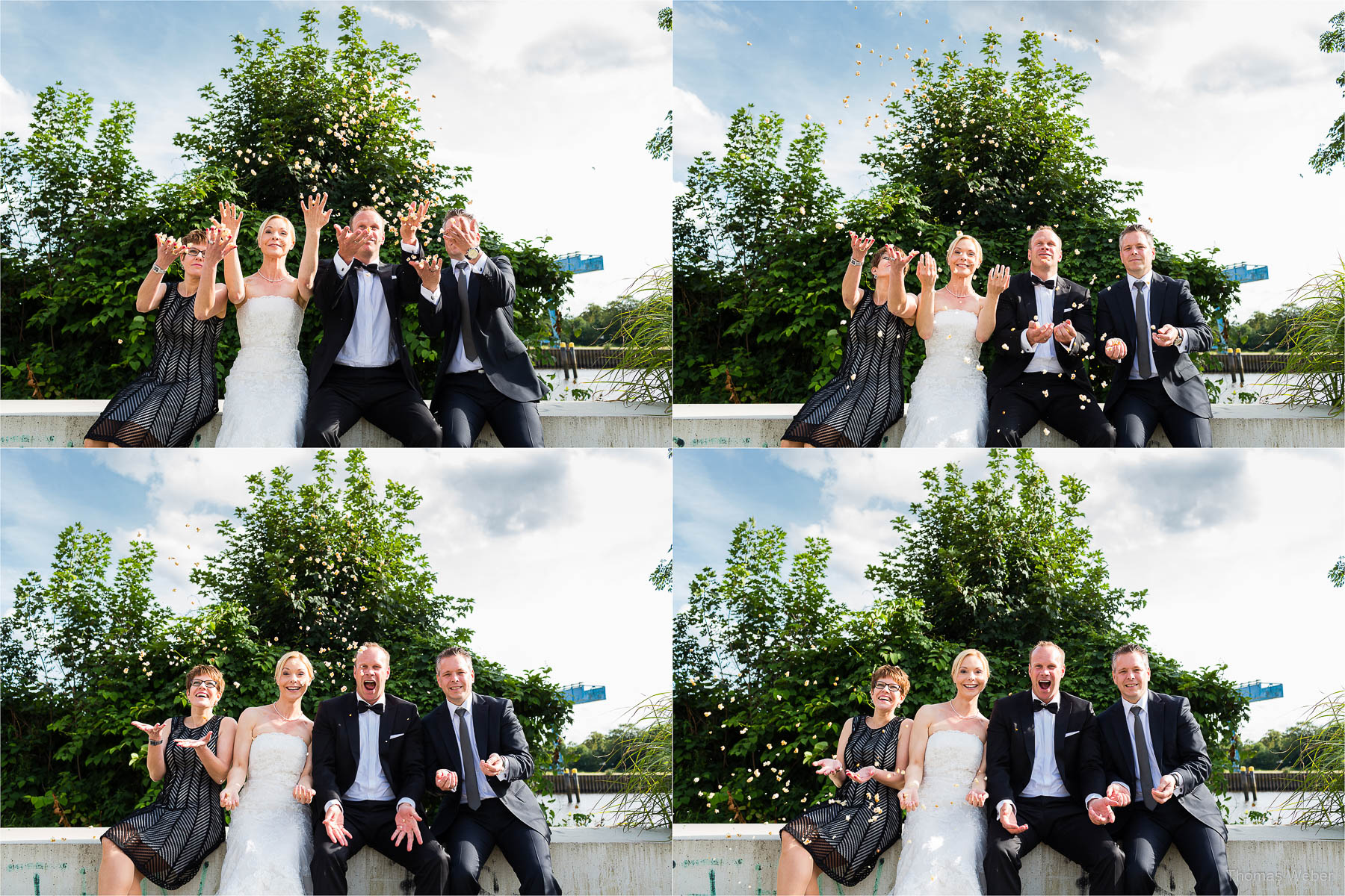Fotografieren der Hochzeitsfotos in Oldenburg, Hochzeitsfotograf Thomas Weber