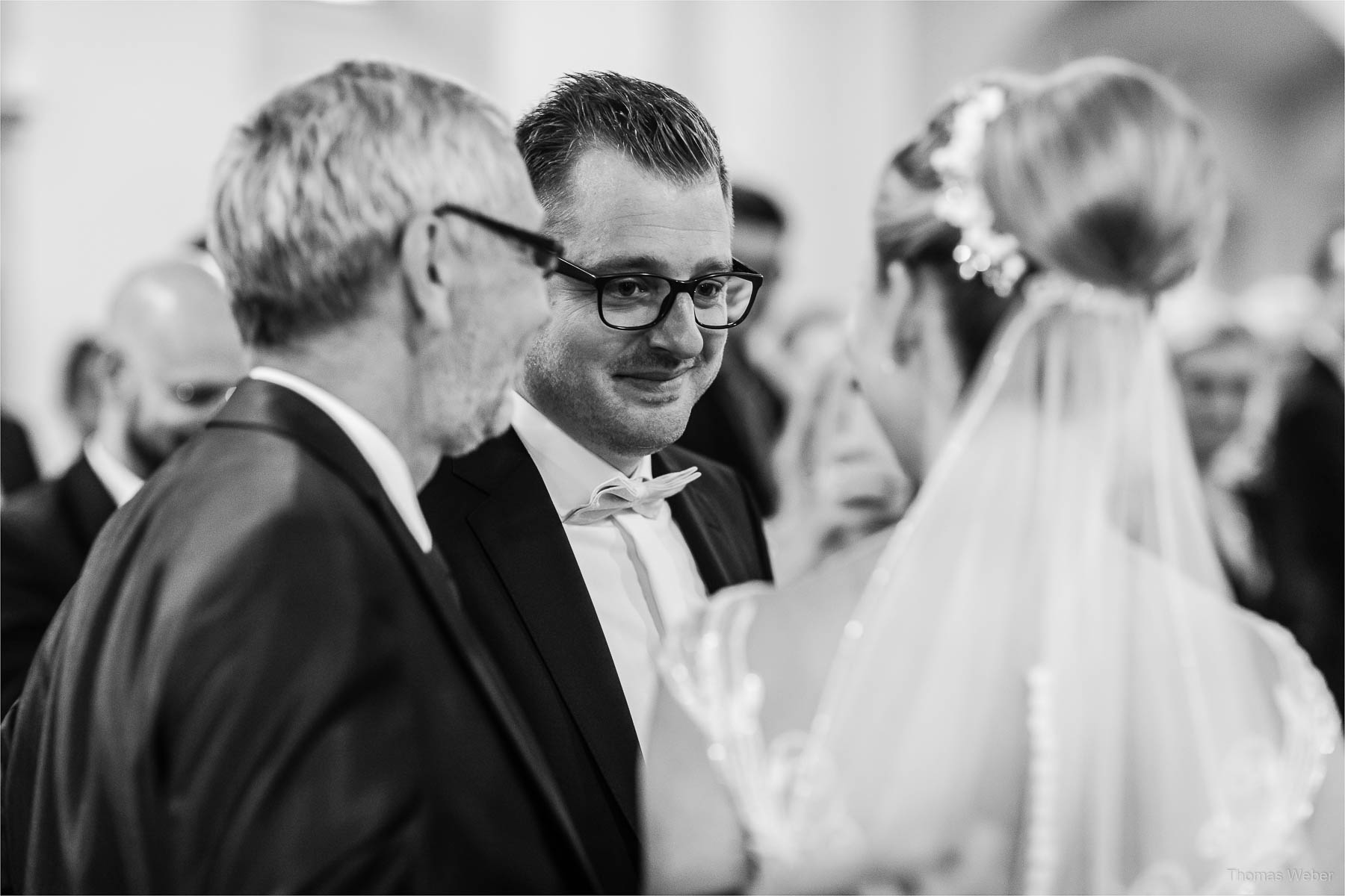 Kirchliche Hochzeit in Rastede und Hochzeitsfeier in der Scheune St. Georg Rastede, Hochzeitsfotograf Thomas Weber aus Oldenburg