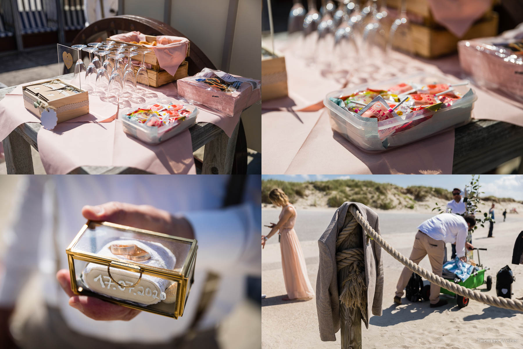 Hochzeit auf Norderney, Trauung im Badekarren, Hochzeitsfotograf Thomas Weber