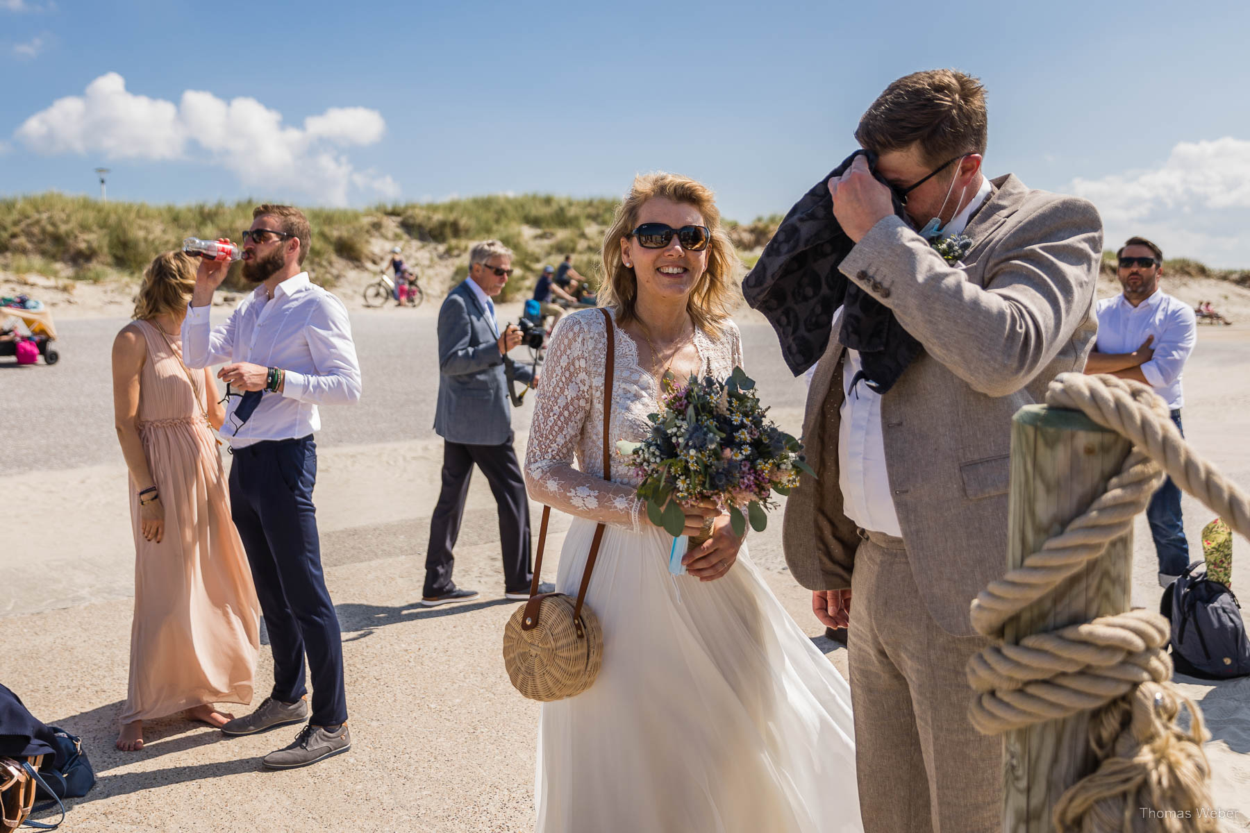 Hochzeit auf Norderney, Trauung im Badekarren, Hochzeitsfotograf Thomas Weber