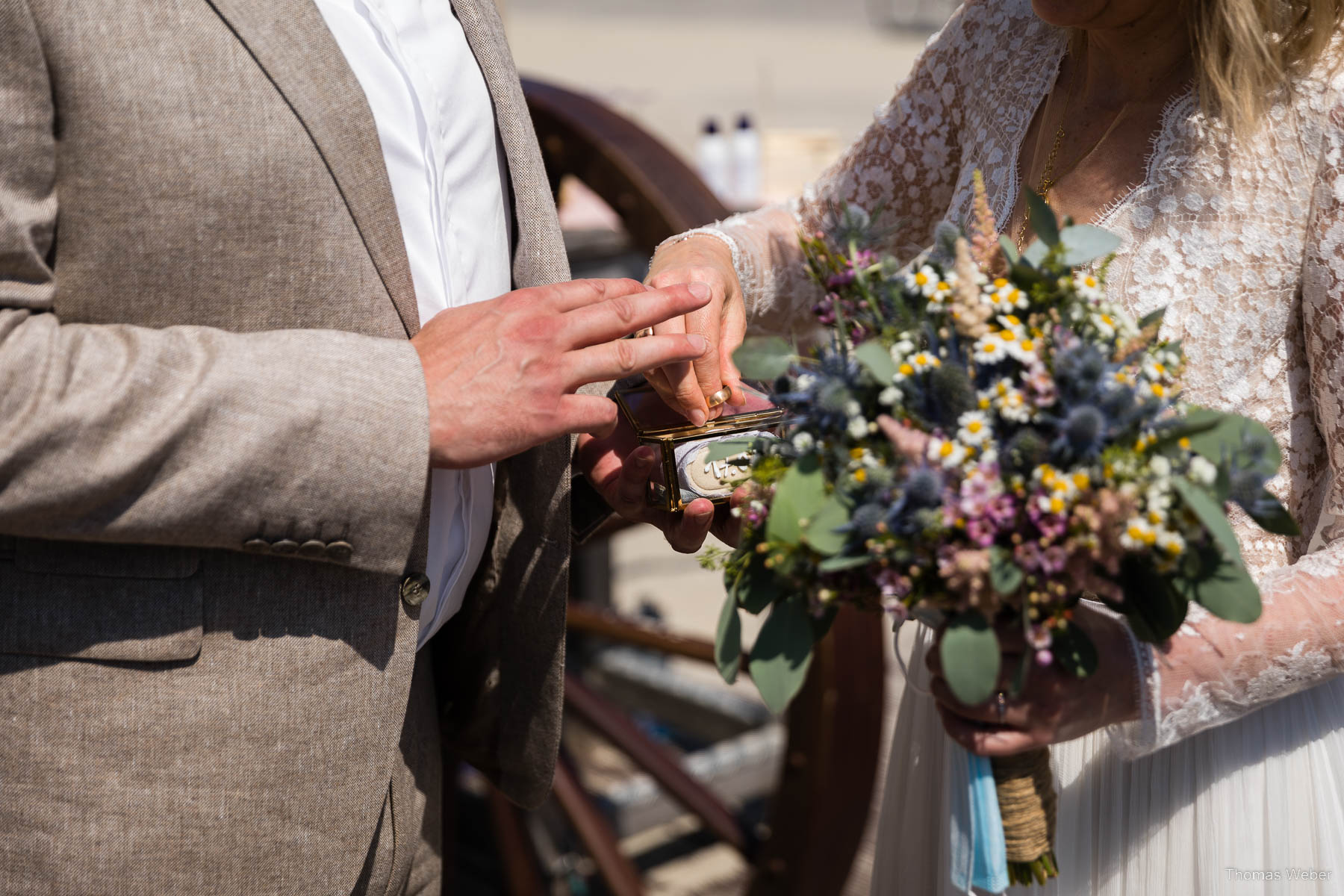 Hochzeit auf Norderney, Trauung im Badekarren, Hochzeitsfotograf Thomas Weber