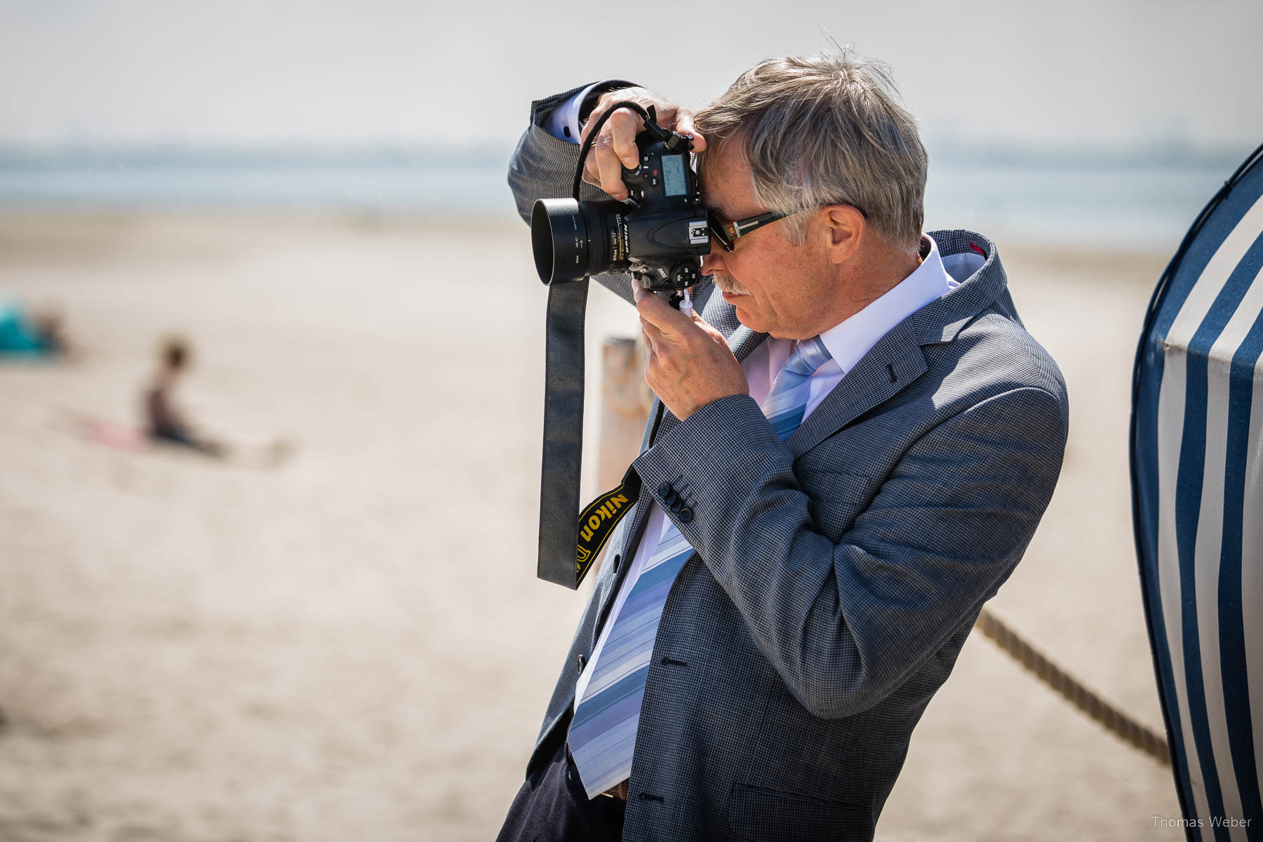 Hochzeit auf Norderney, Trauung im Badekarren, Hochzeitsfotograf Thomas Weber