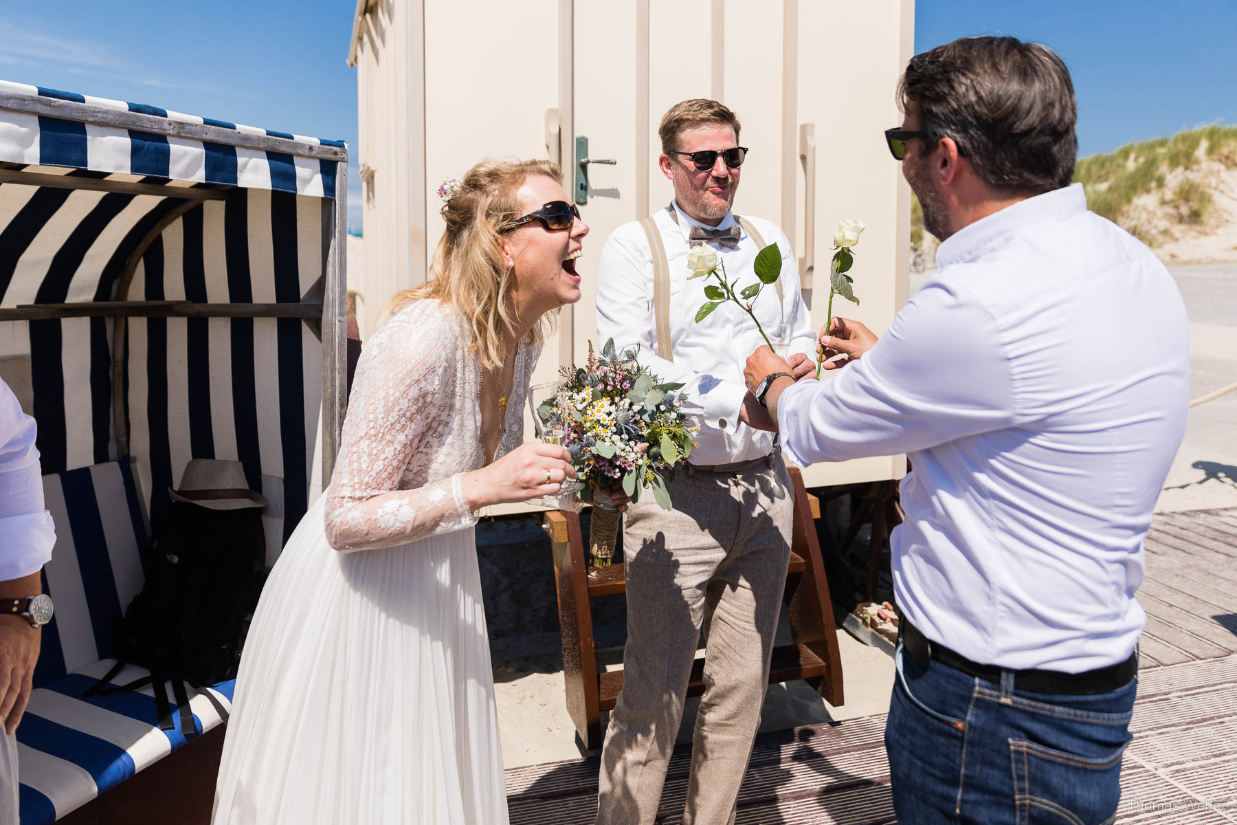 Hochzeit auf Norderney, Trauung im Badekarren, Hochzeitsfotograf Thomas Weber