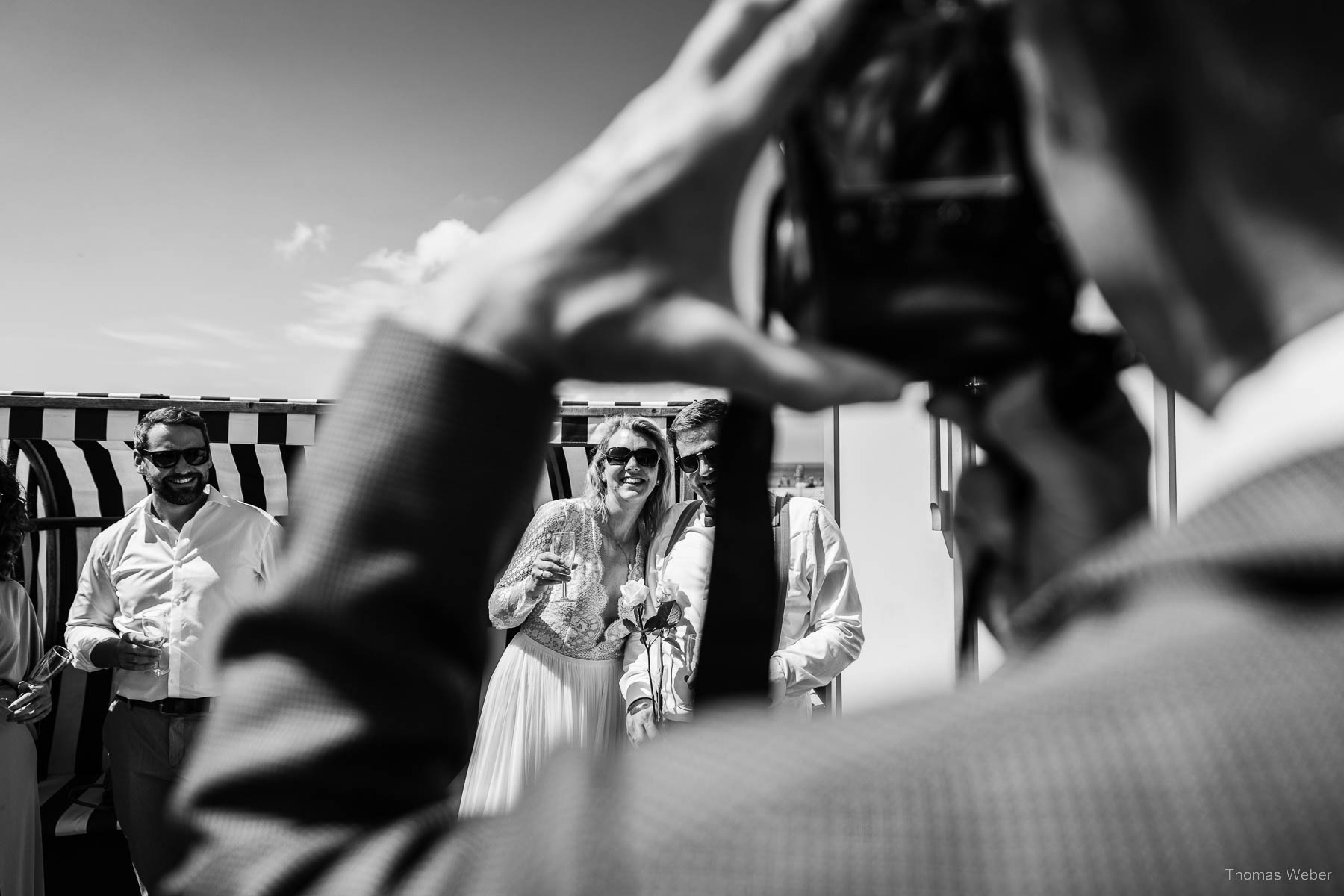 Hochzeit auf Norderney, Trauung im Badekarren, Hochzeitsfotograf Thomas Weber