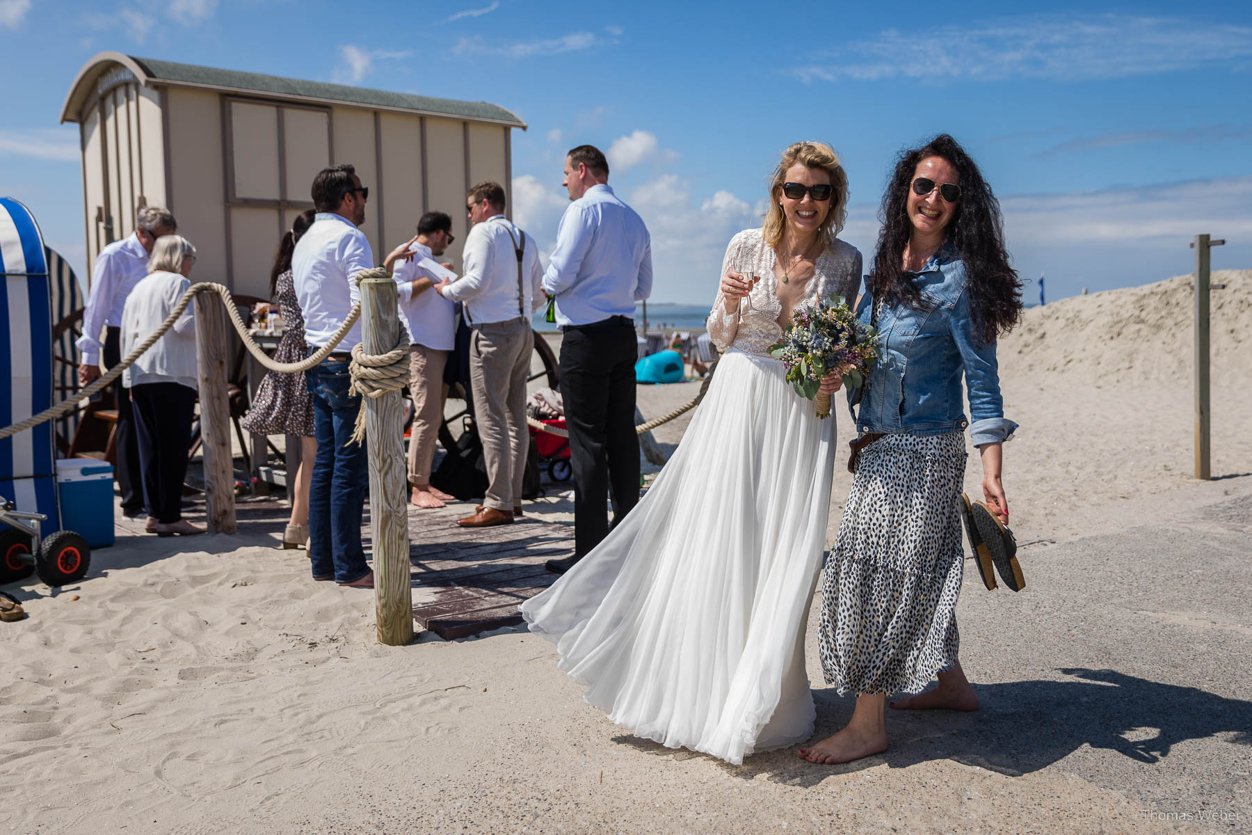 Hochzeit auf Norderney, Trauung im Badekarren, Hochzeitsfotograf Thomas Weber