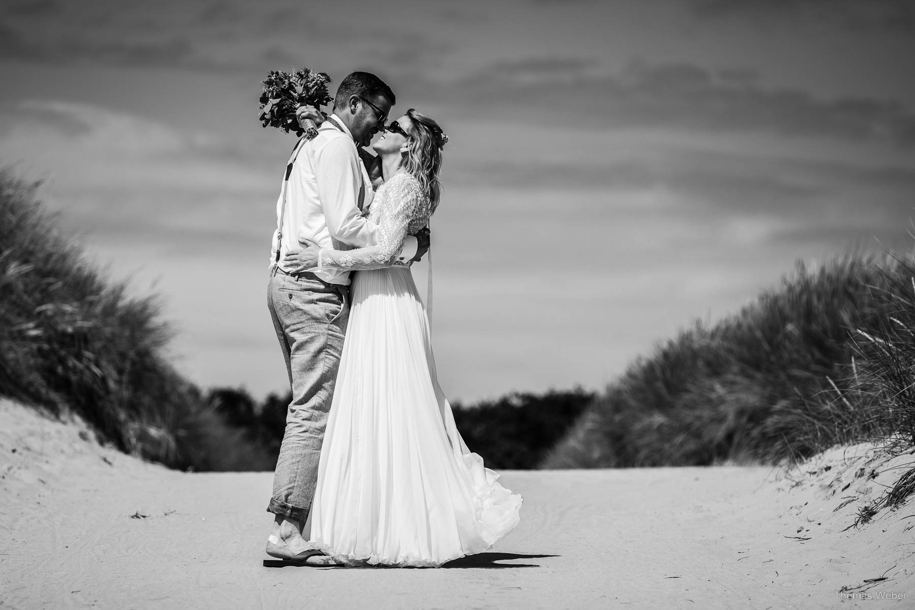 Hochzeit auf Norderney, Trauung im Badekarren, Hochzeitsfotograf Thomas Weber