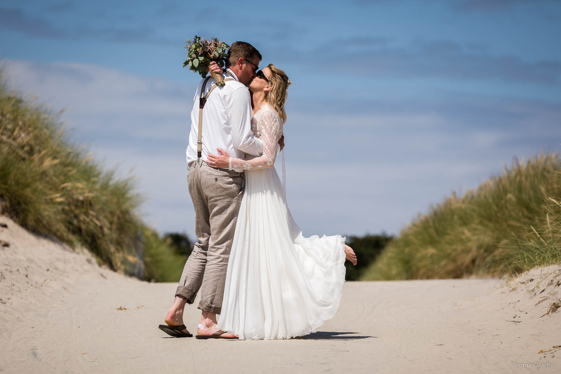 Hochzeit auf Norderney, Trauung im Badekarren, Hochzeitsfotograf Thomas Weber